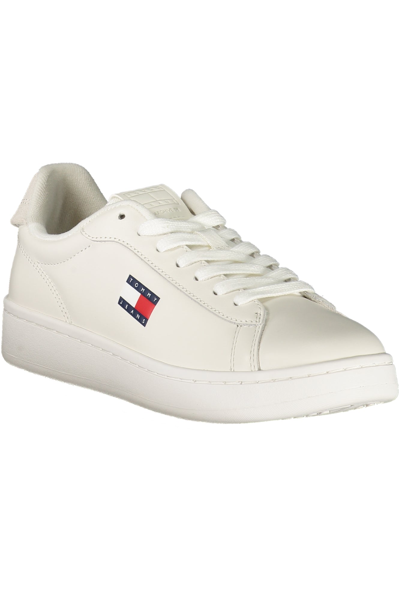 TOMMY HILFIGER Damen Sneaker – Sportschuh mit Schnürsenkel Weiß