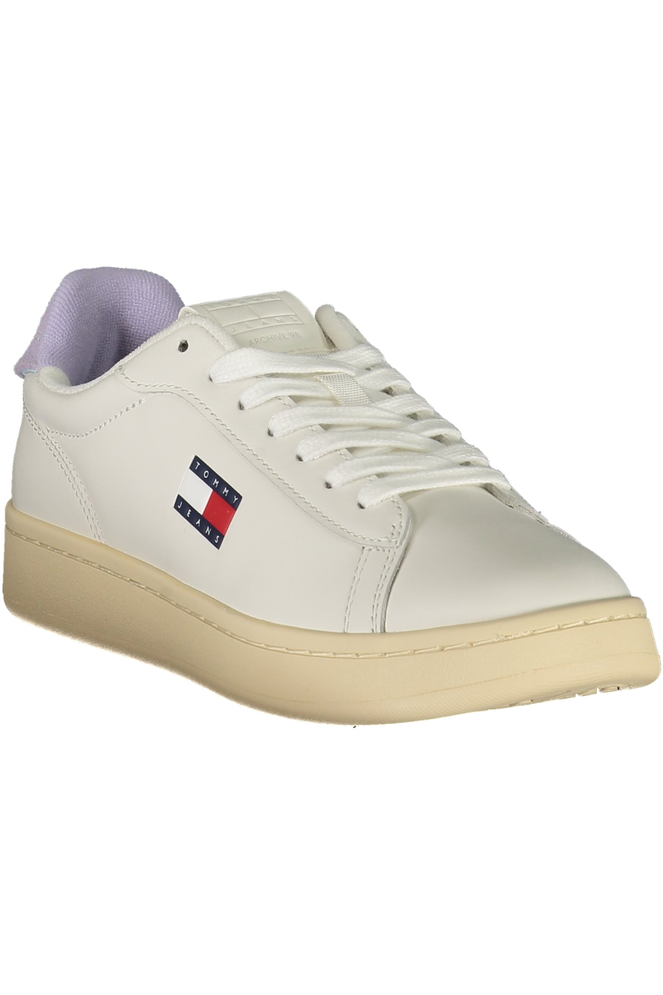 TOMMY HILFIGER Damen Sneaker – Sportschuh mit Schnürsenkel Weiß