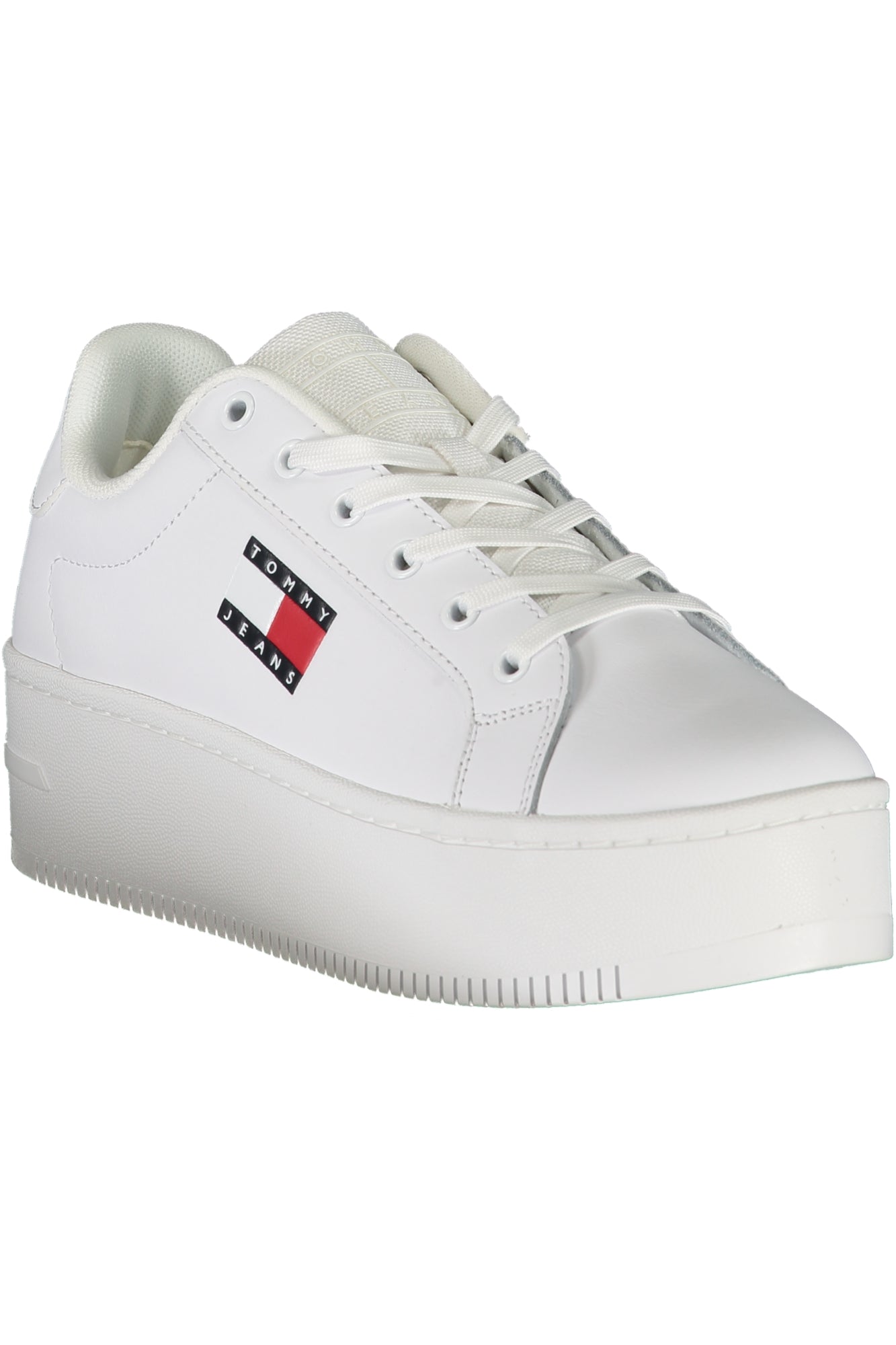 Tommy Hilfiger Damen-Sneaker weiß – Sportschuhe mit Keilabsatz für Frühjahr/Sommer Weiß