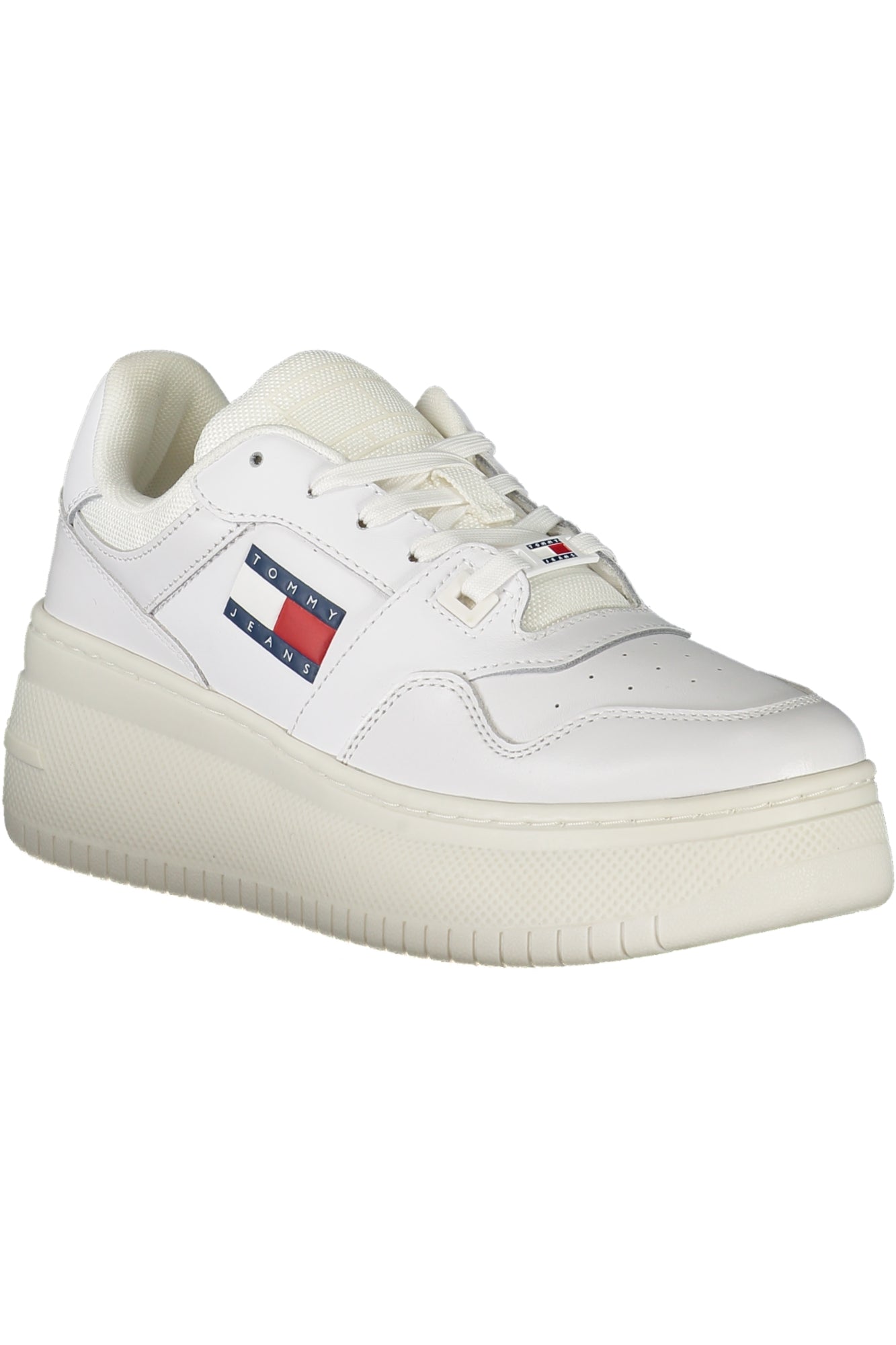 Tommy Hilfiger Weisse Damen-Sportschuhe – 5 cm Plateausohle & Logo-Detail Zweitbild