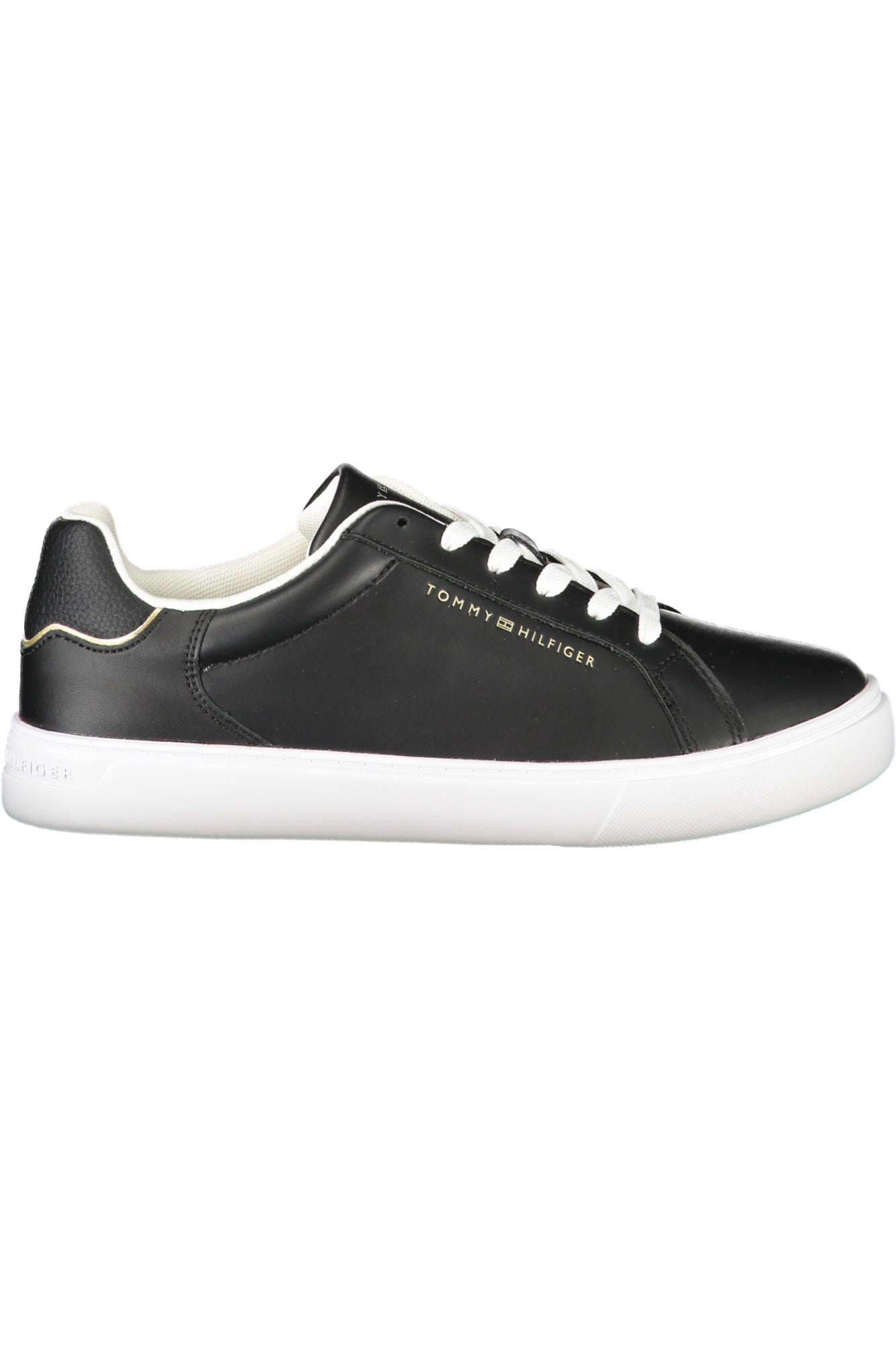 Tommy Hilfiger Weisse Damen-Sportschuhe Schwarz