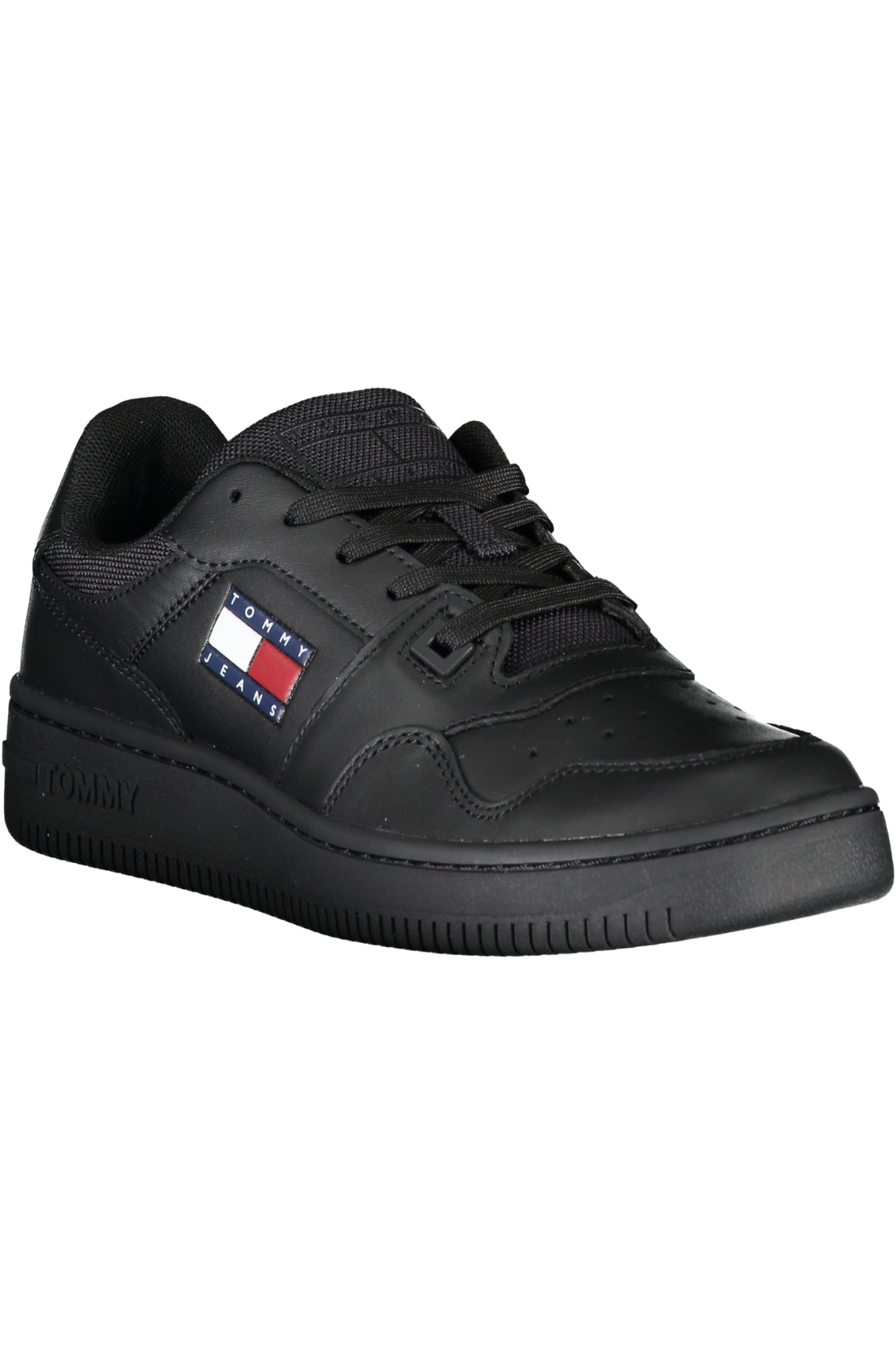 TOMMY HILFIGER Damen Sneaker – Sportschuhe mit Schnürsenkel Schwarz