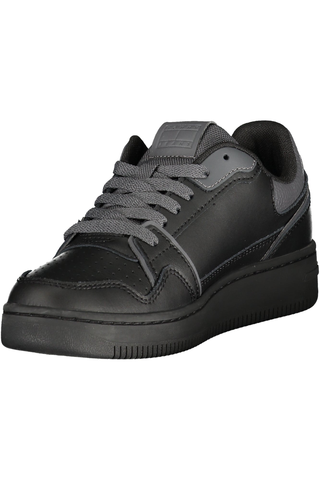 Tommy Hilfiger Sneaker Damen – Weisse Sportschuhe mit Kontrastdetails für Herbst/Winter Schwarz