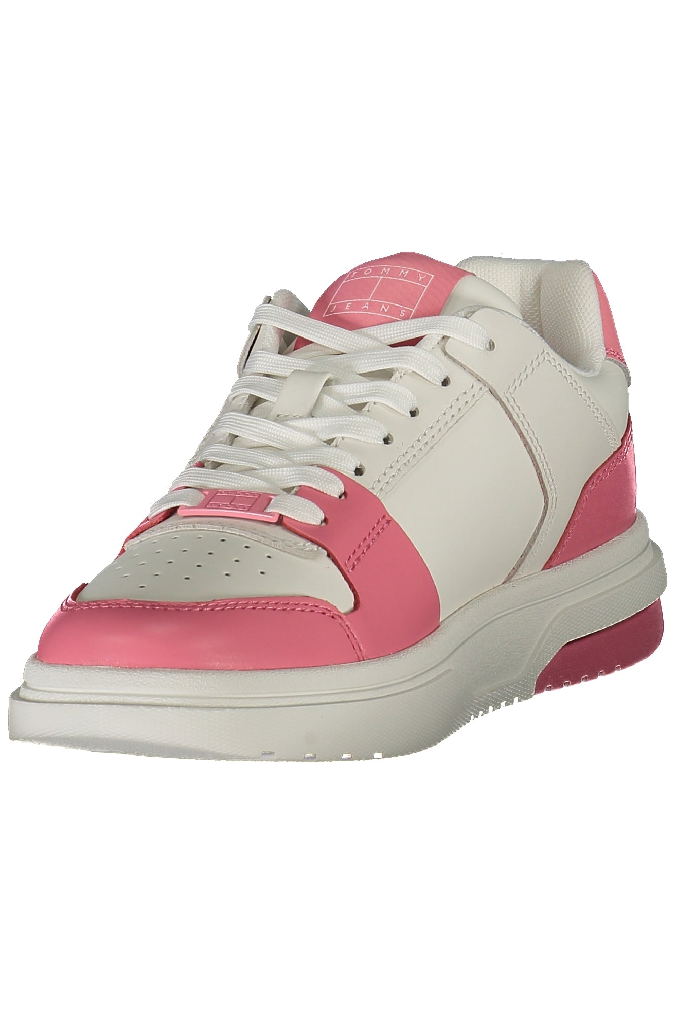 Tommy Hilfiger Damen Sneaker Weiss – Sportschuhe für Frühjahr/Sommer Rosa
