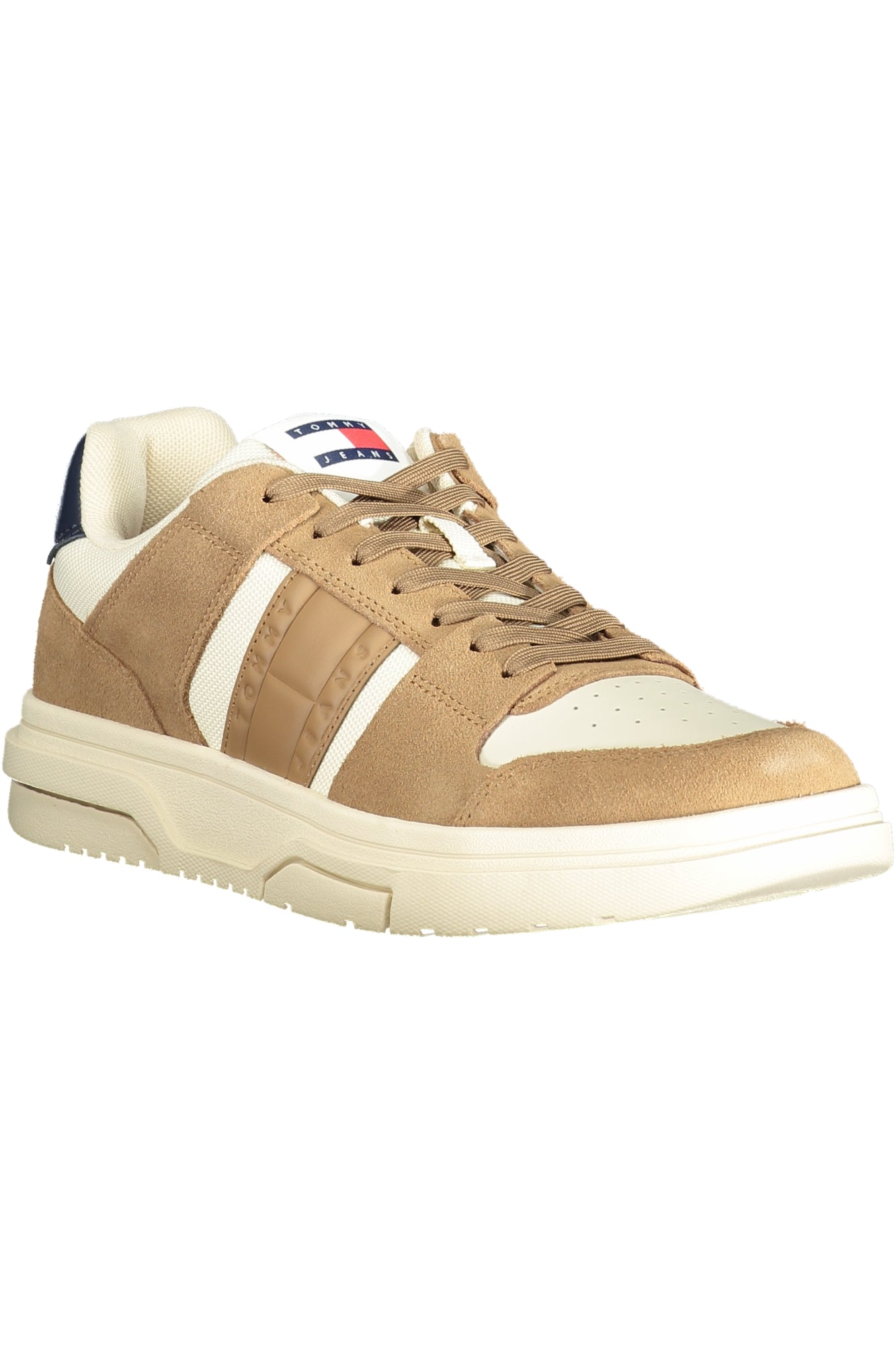 Tommy Hilfiger Sneaker Herren – Blaue Sportschuhe für Herbst/Winter mit Logo-Details Beige