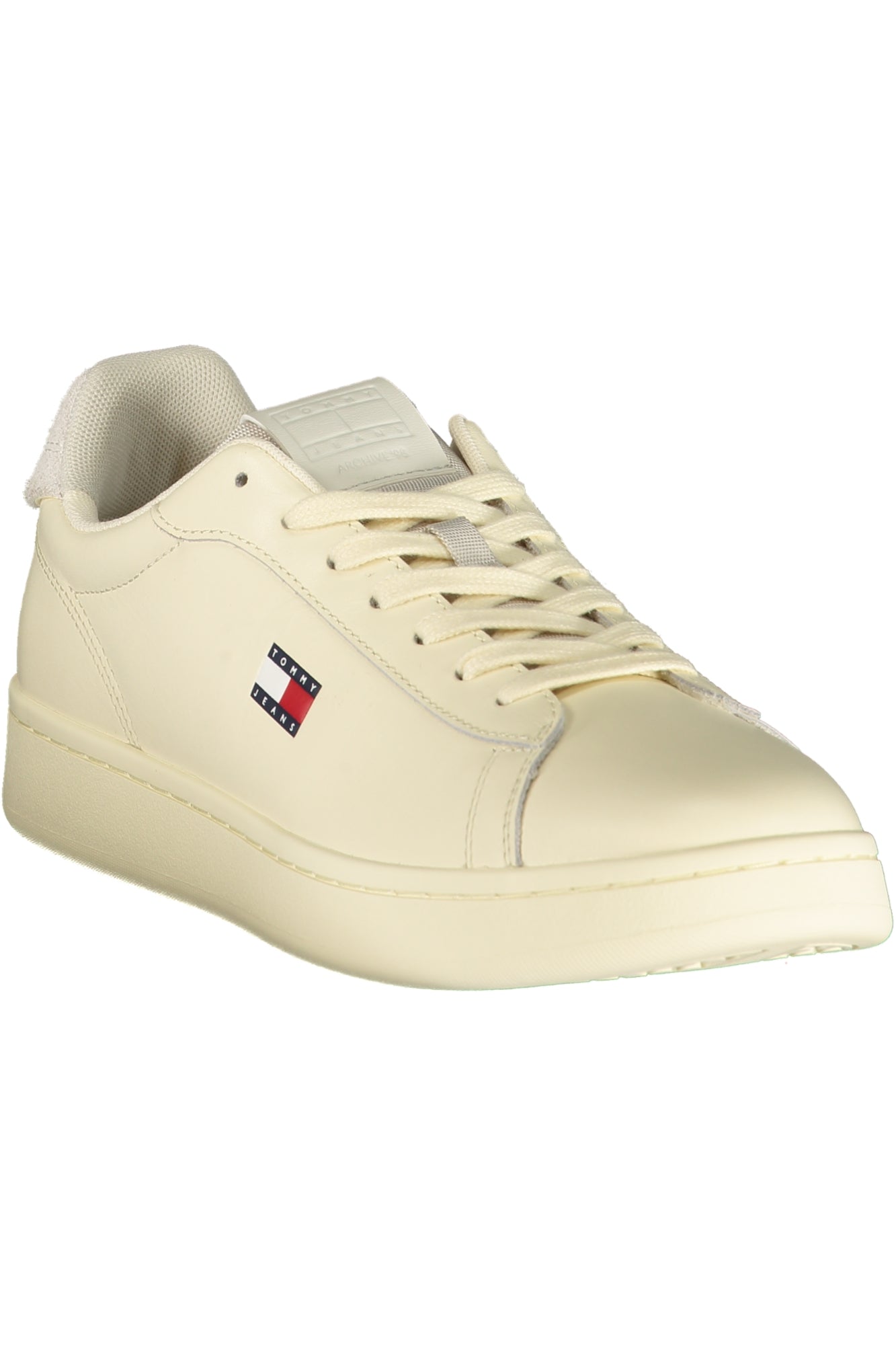 TOMMY HILFIGER Herren Sneaker – Sportschuh mit Schnürsenkeln Beige