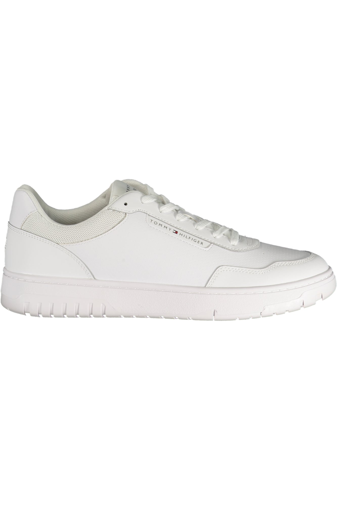 TOMMY HILFIGER Herren Sneaker – Sportschuh mit Schnürsenkeln Weiß