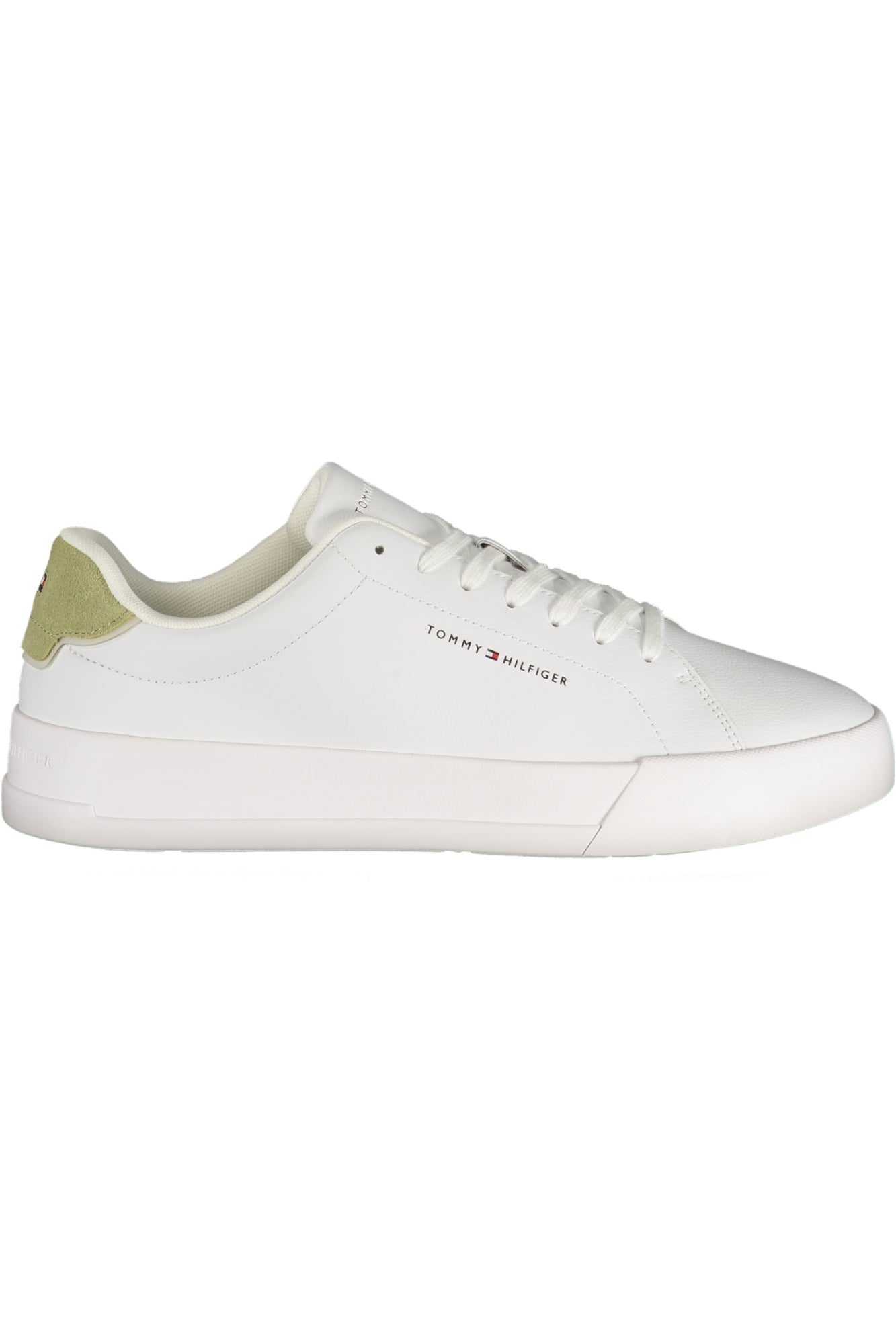 TOMMY HILFIGER Herren Sneaker – Sportschuh mit Schnürsenkel Weiß
