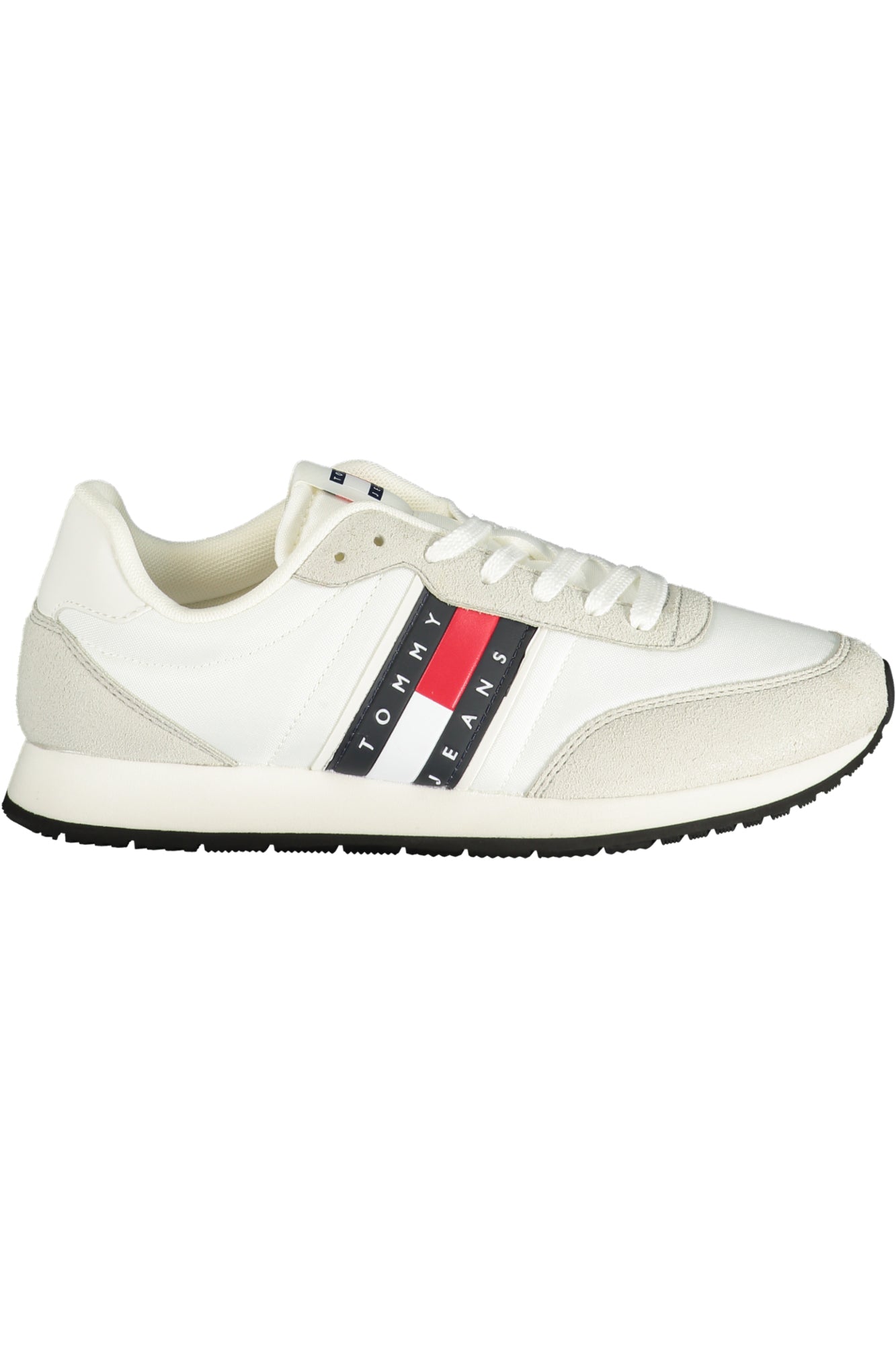 TOMMY HILFIGER Herren Sneaker – Sportschuh mit Schnürsenkeln Weiß