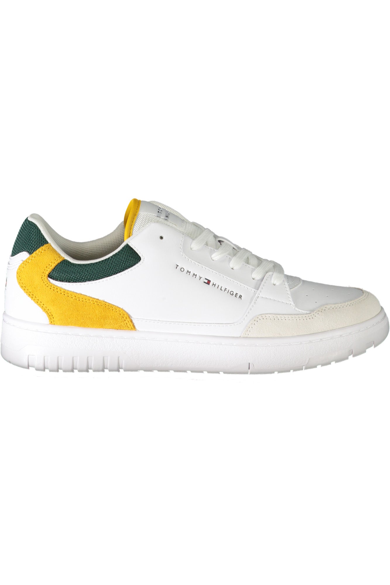 TOMMY HILFIGER Herren Sneaker – Sportschuhe mit, sportlich Weiß