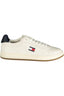 Tommy Hilfiger Sneaker Herren – Weiße Sportschuhe mit blauen Details für Frühjahr/Sommer Weiß