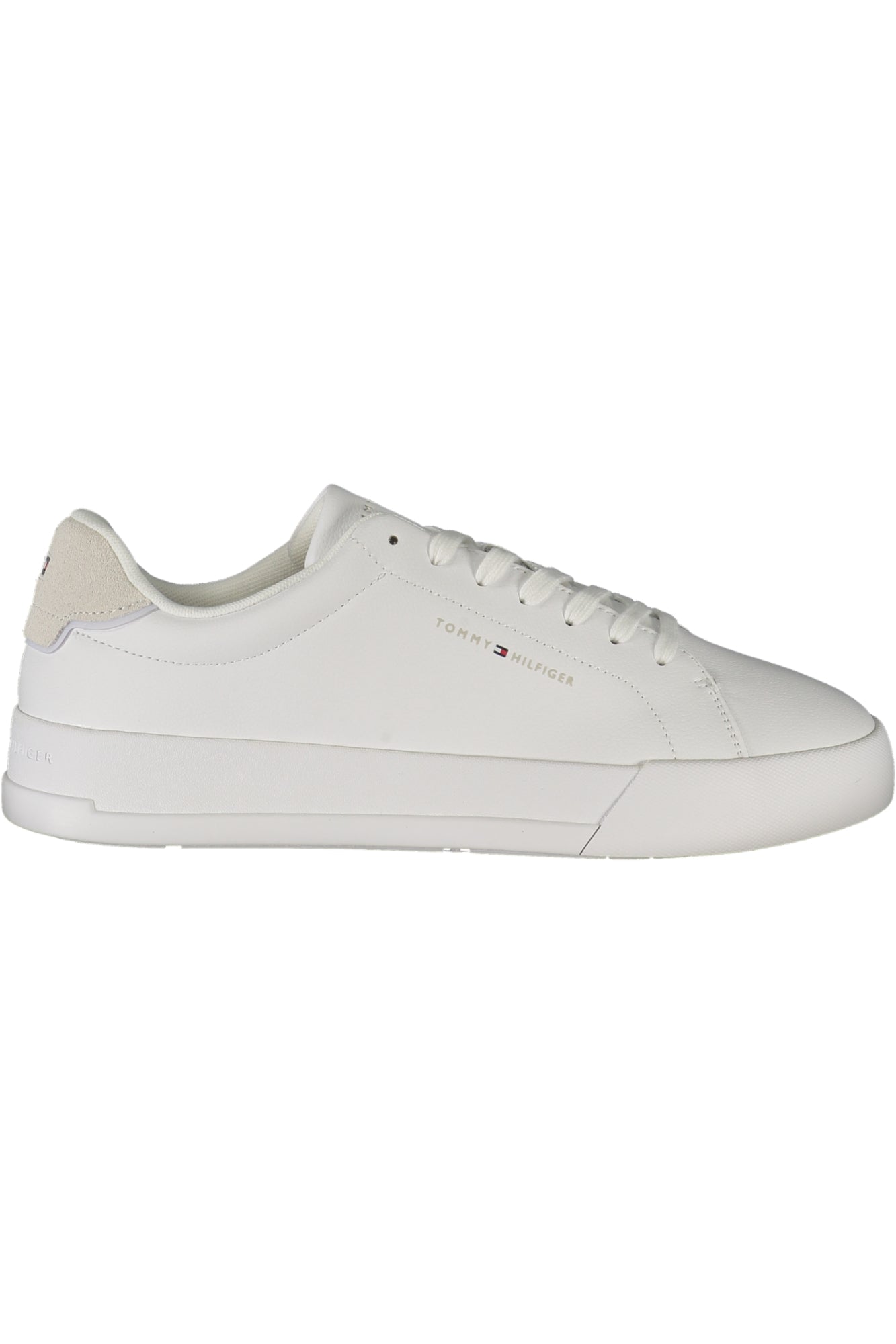 TOMMY HILFIGER Herren Sneaker – Sportschuh mit Schnürsenkel Weiß