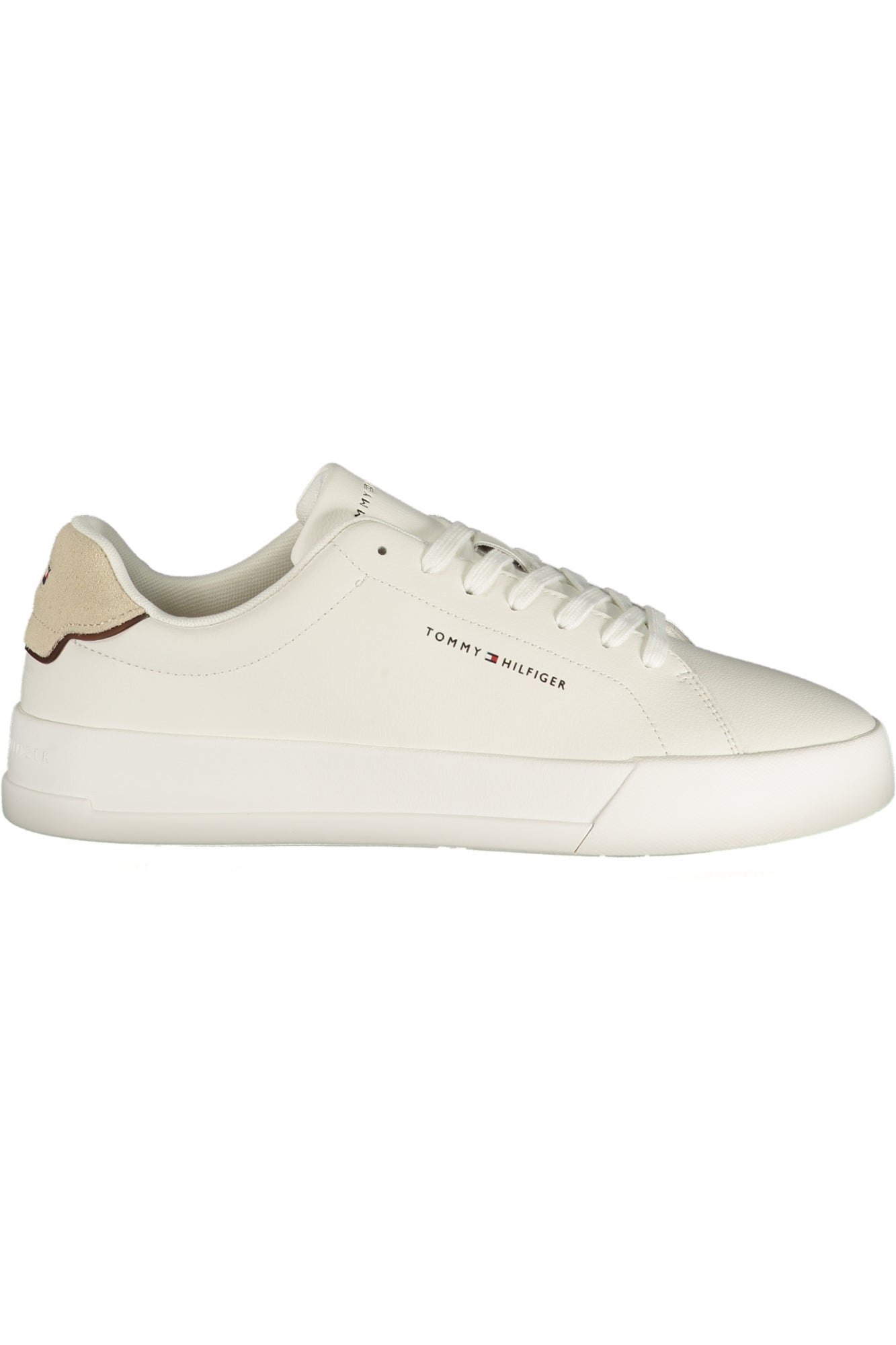 TOMMY HILFIGER Herren Sneaker – Sportschuh mit Schnürsenkel Weiß