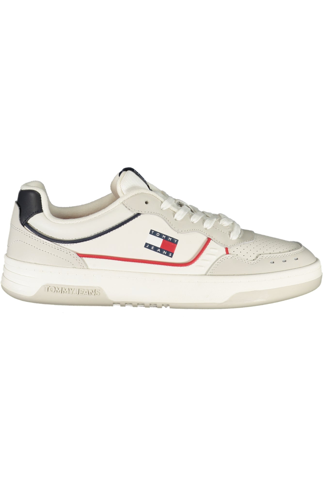 Tommy Hilfiger Herren Sneaker – Weiße Sportschuhe mit Kontrastdetails für Herbst/Winter Weiß