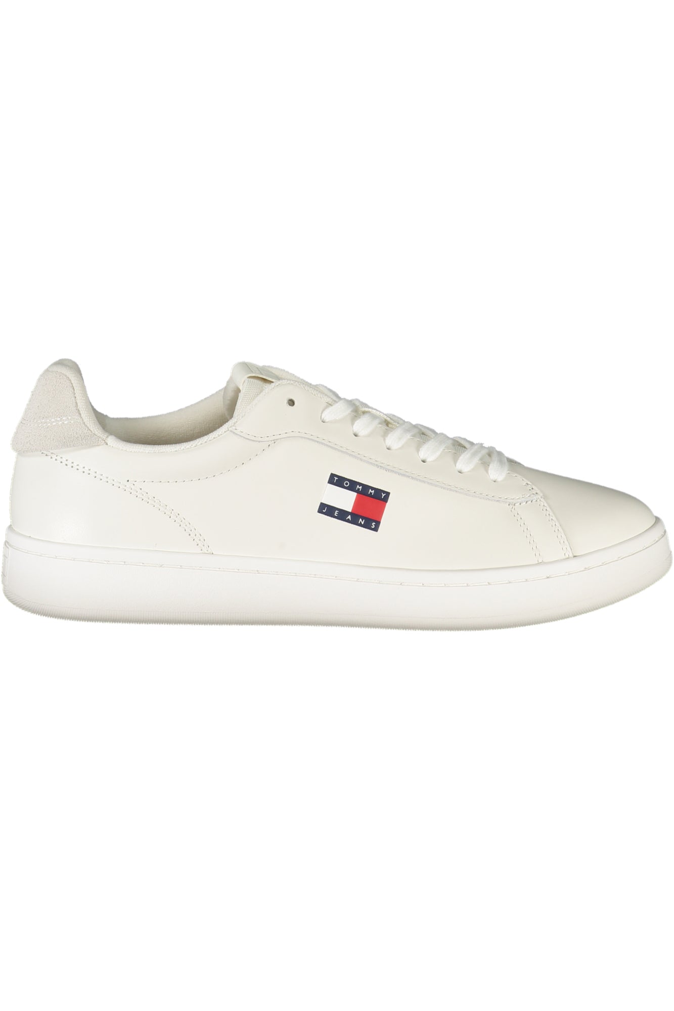 TOMMY HILFIGER Herren Sneaker – Sportschuh mit Schnürsenkel Weiß