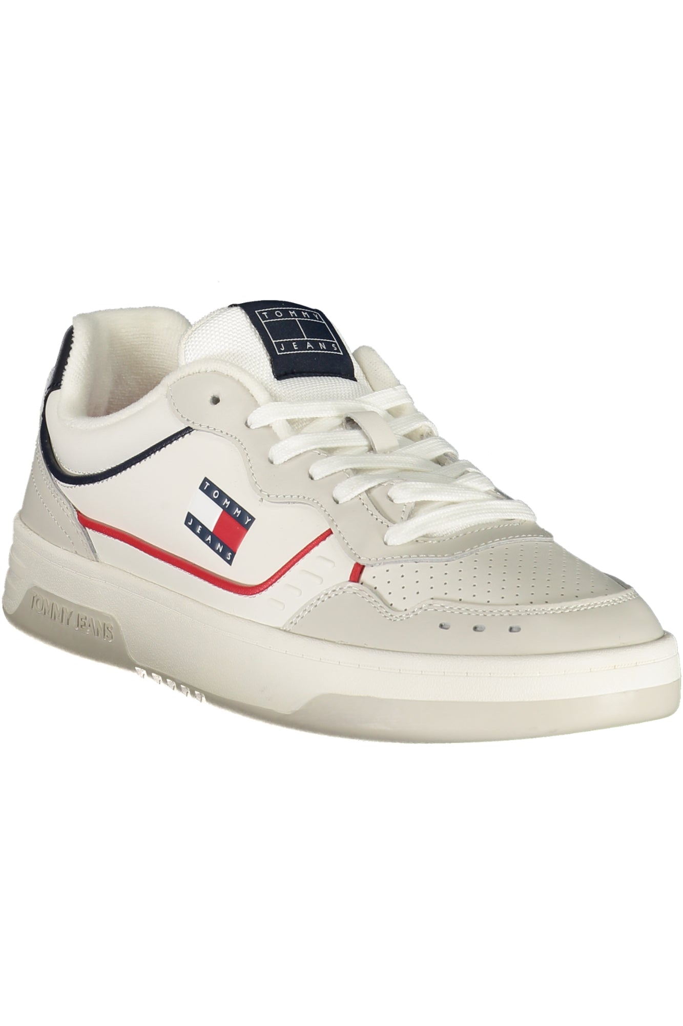 Tommy Hilfiger Herren Sneaker – Weiße Sportschuhe mit Kontrastdetails für Herbst/Winter Weiß