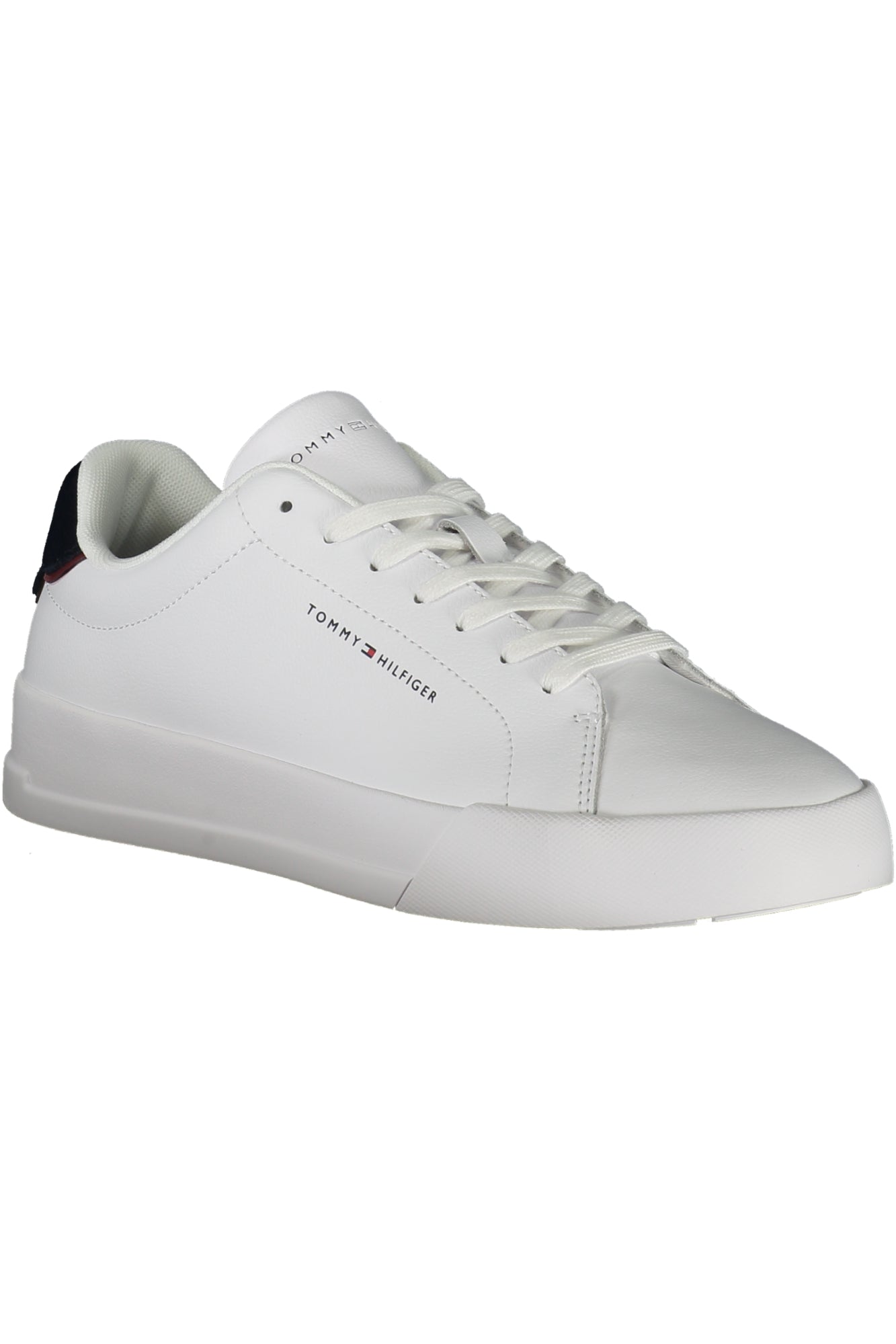 TOMMY HILFIGER Herren Sneaker – Sportschuh mit Schnürsenkel Weiß