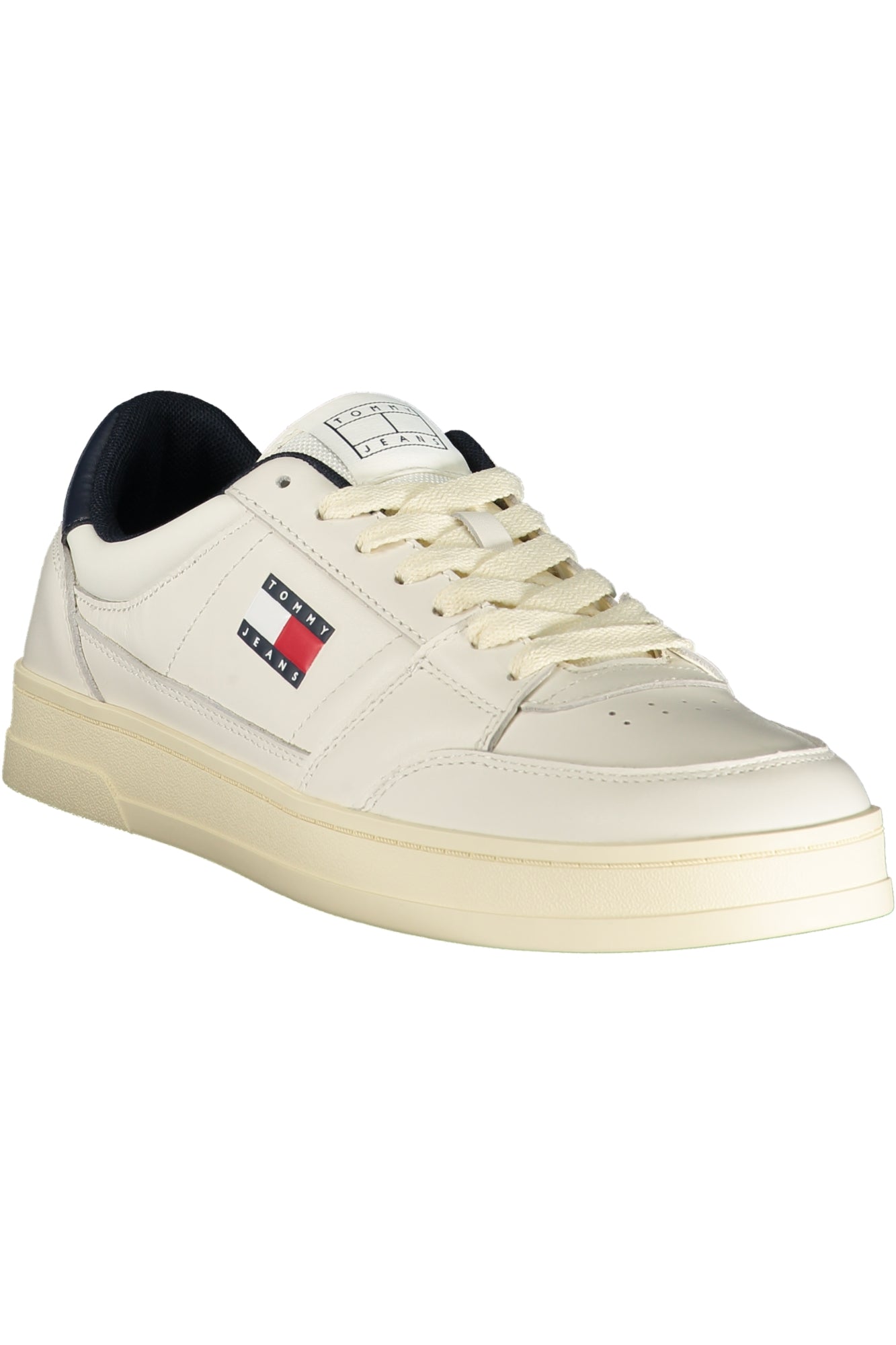 TOMMY HILFIGER Herren Sneaker – Sportschuh mit Schnürsenkel Weiß