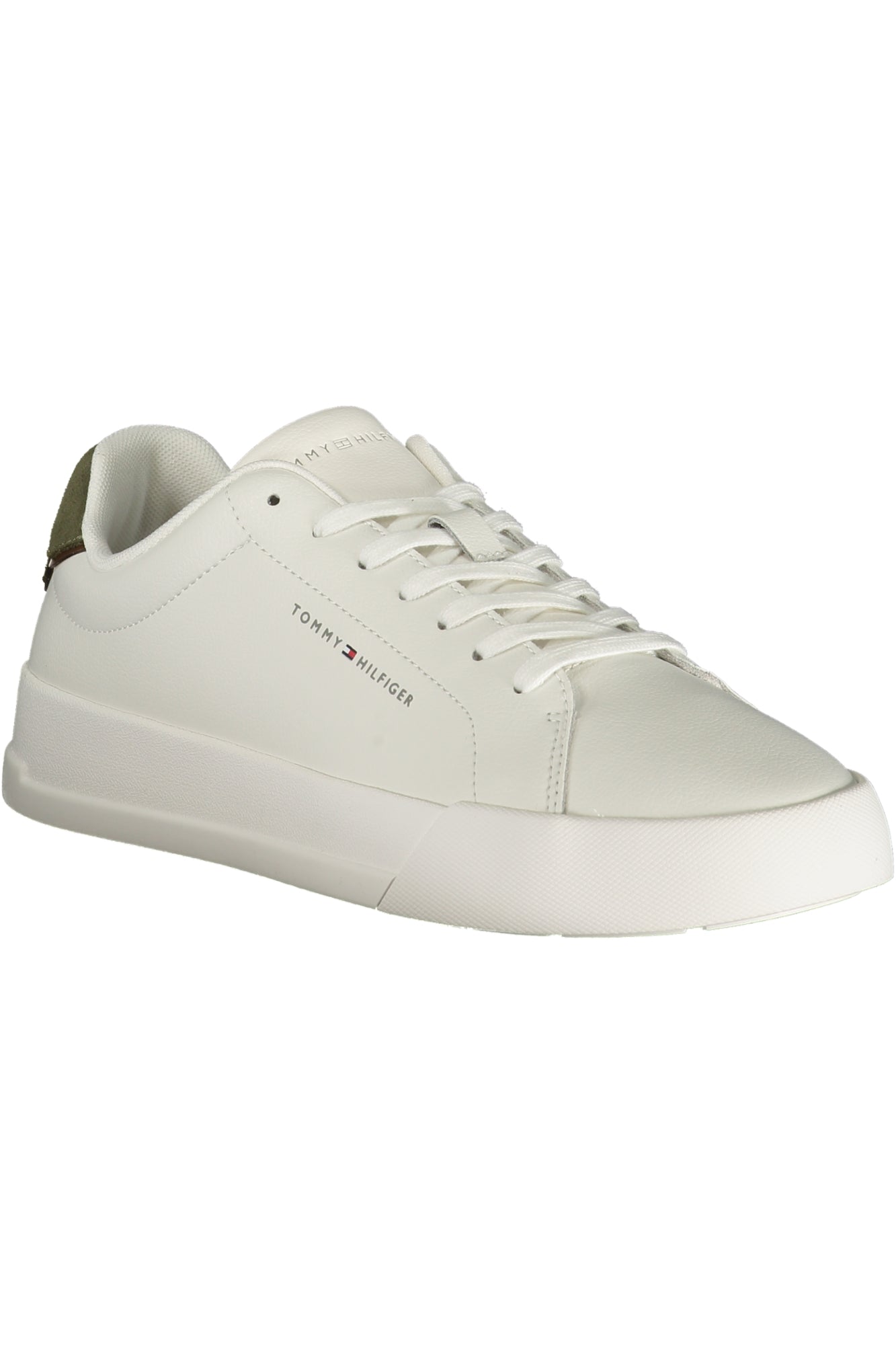 TOMMY HILFIGER Herren Sneaker – Sportschuh mit Schnürsenkel Weiß