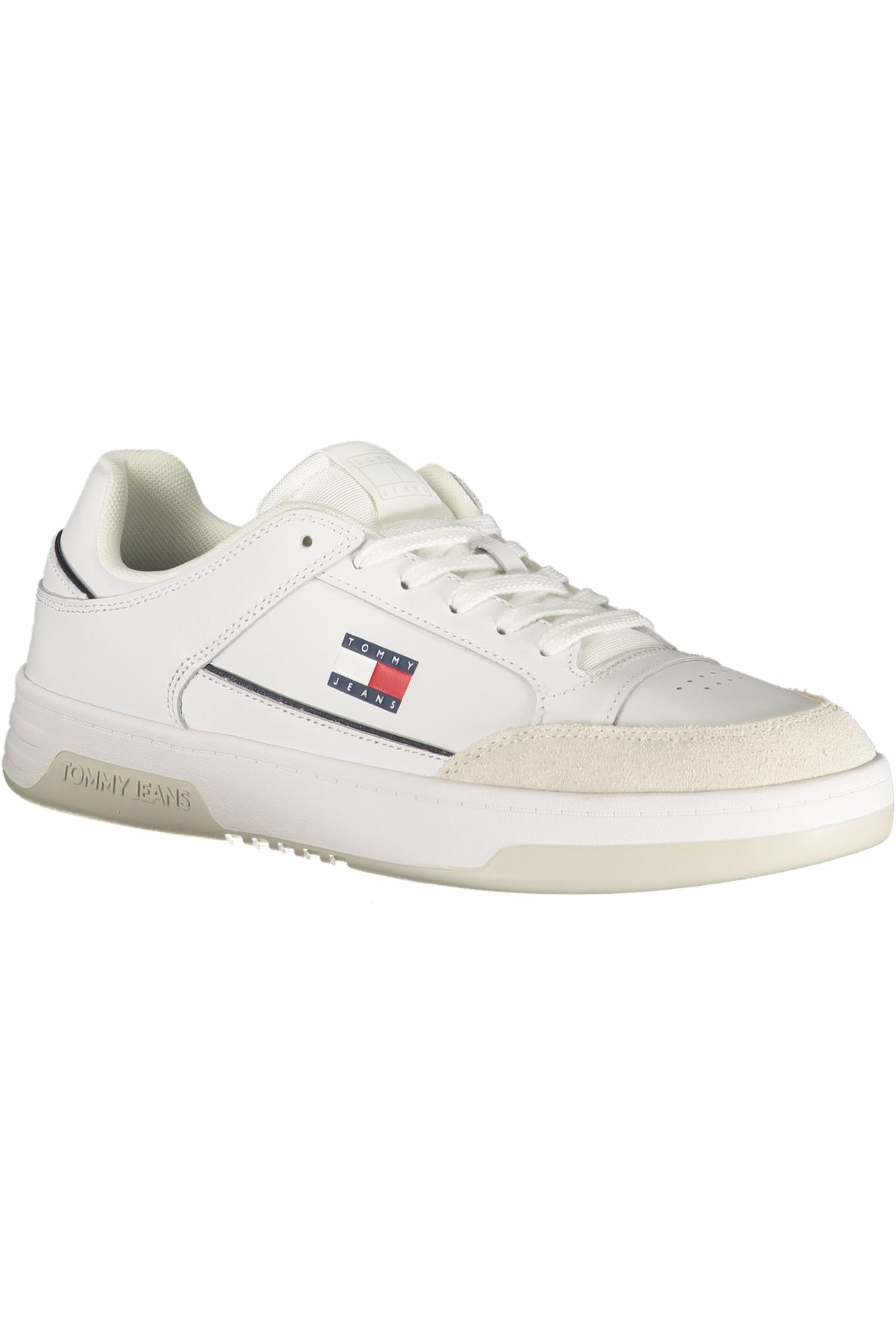 Tommy Hilfiger Sneaker Herren – Weiße Sportschuhe mit blauen Details für Frühjahr/Sommer Zweitbild