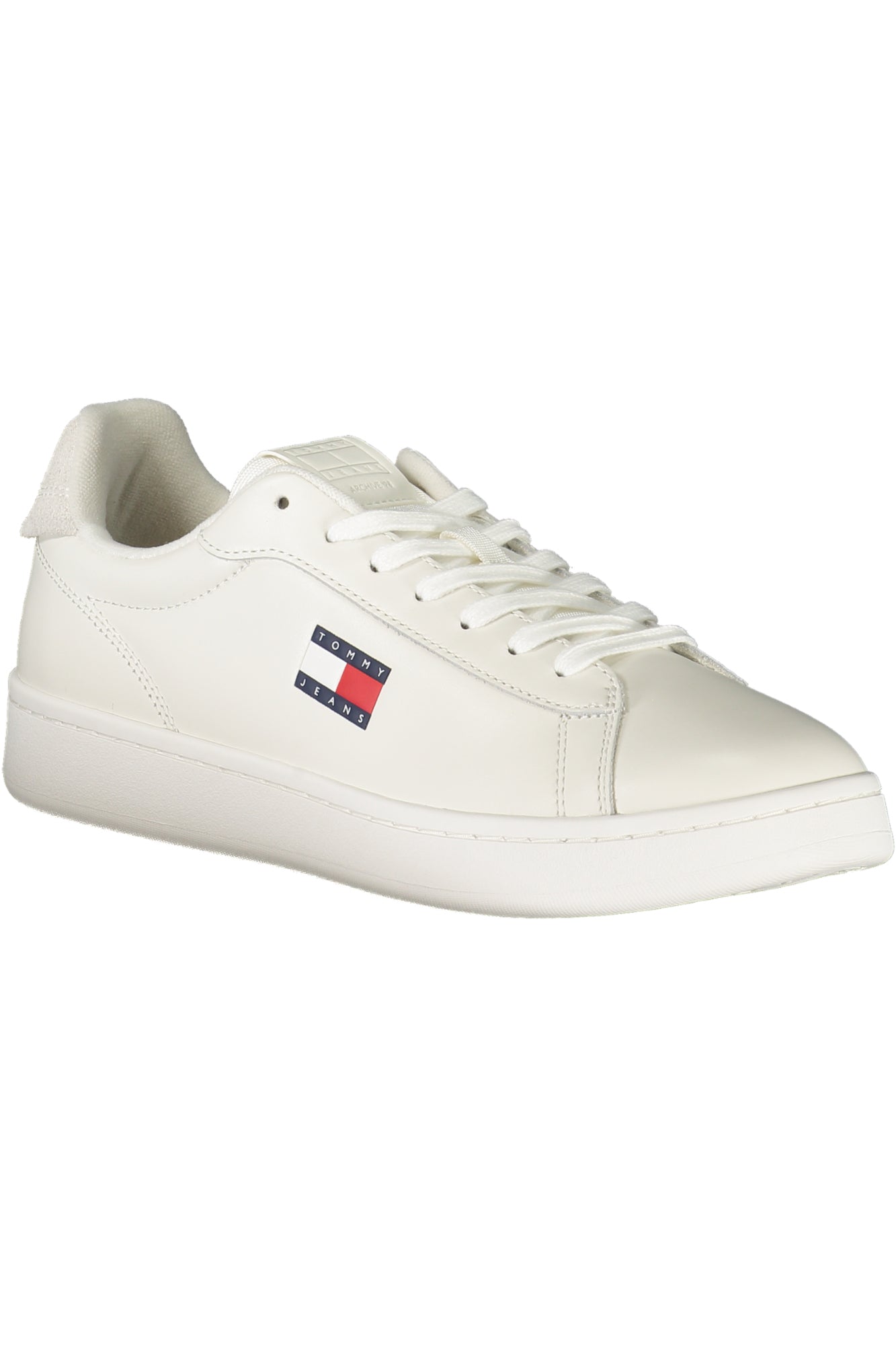 TOMMY HILFIGER Herren Sneaker – Sportschuh mit Schnürsenkel Weiß