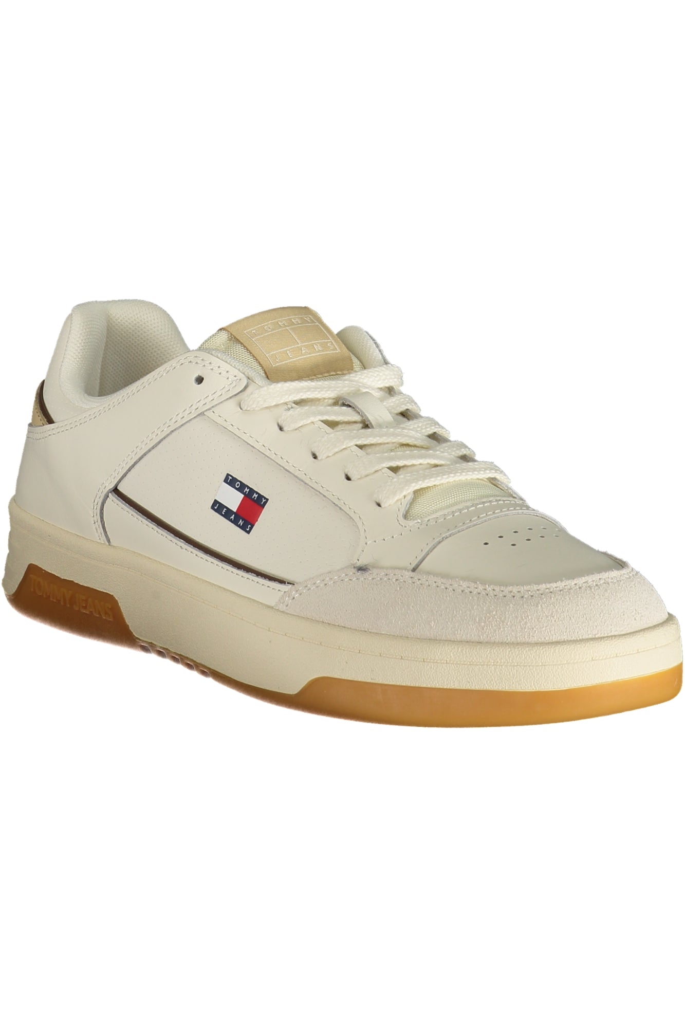 TOMMY HILFIGER Herren Sneaker – Sportschuh mit Schnürsenkeln Weiß