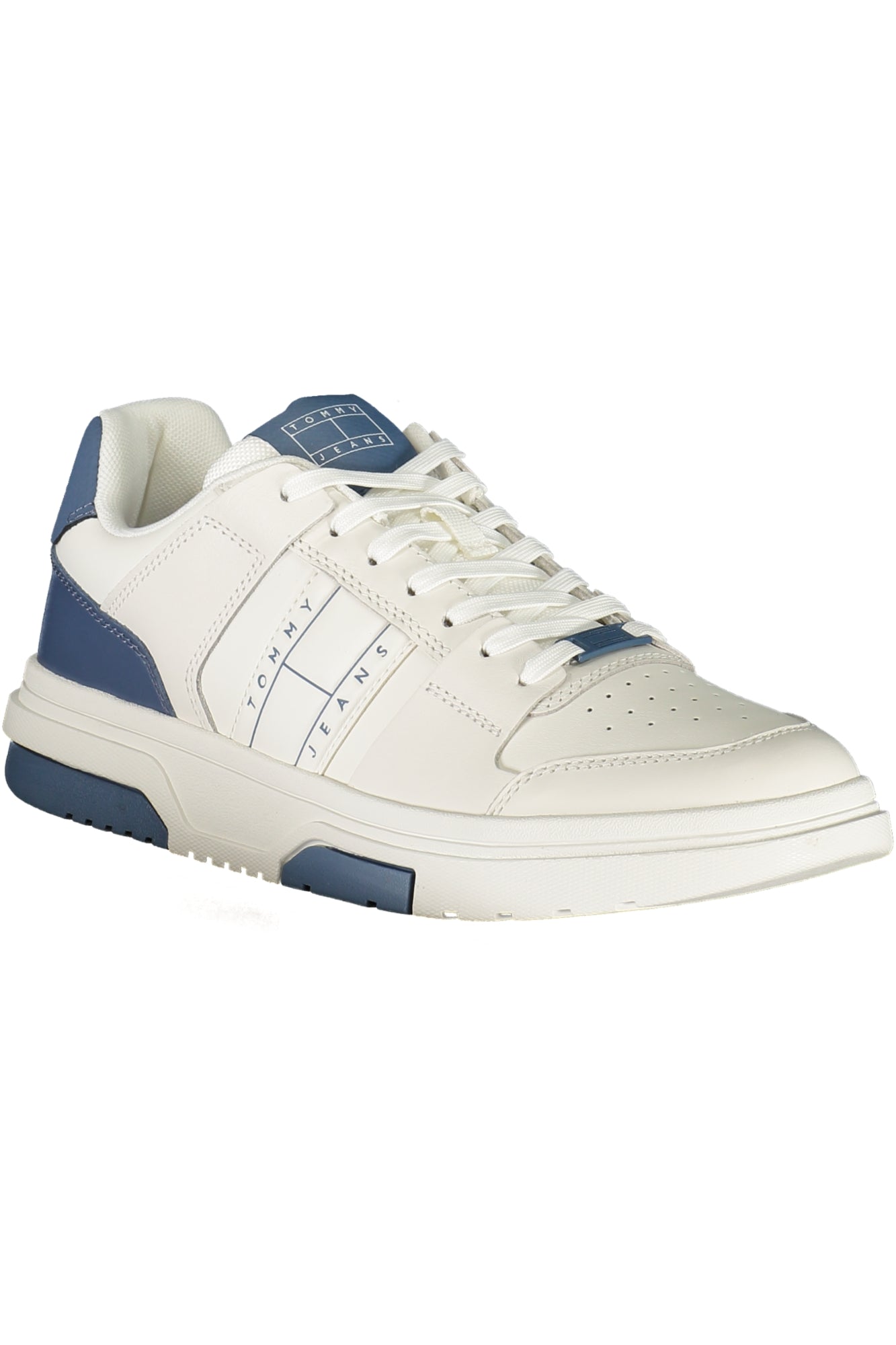 Tommy Hilfiger Herren Sneaker Weiss – Sportschuhe für Frühjahr/Sommer mit Logo-Detail Weiß