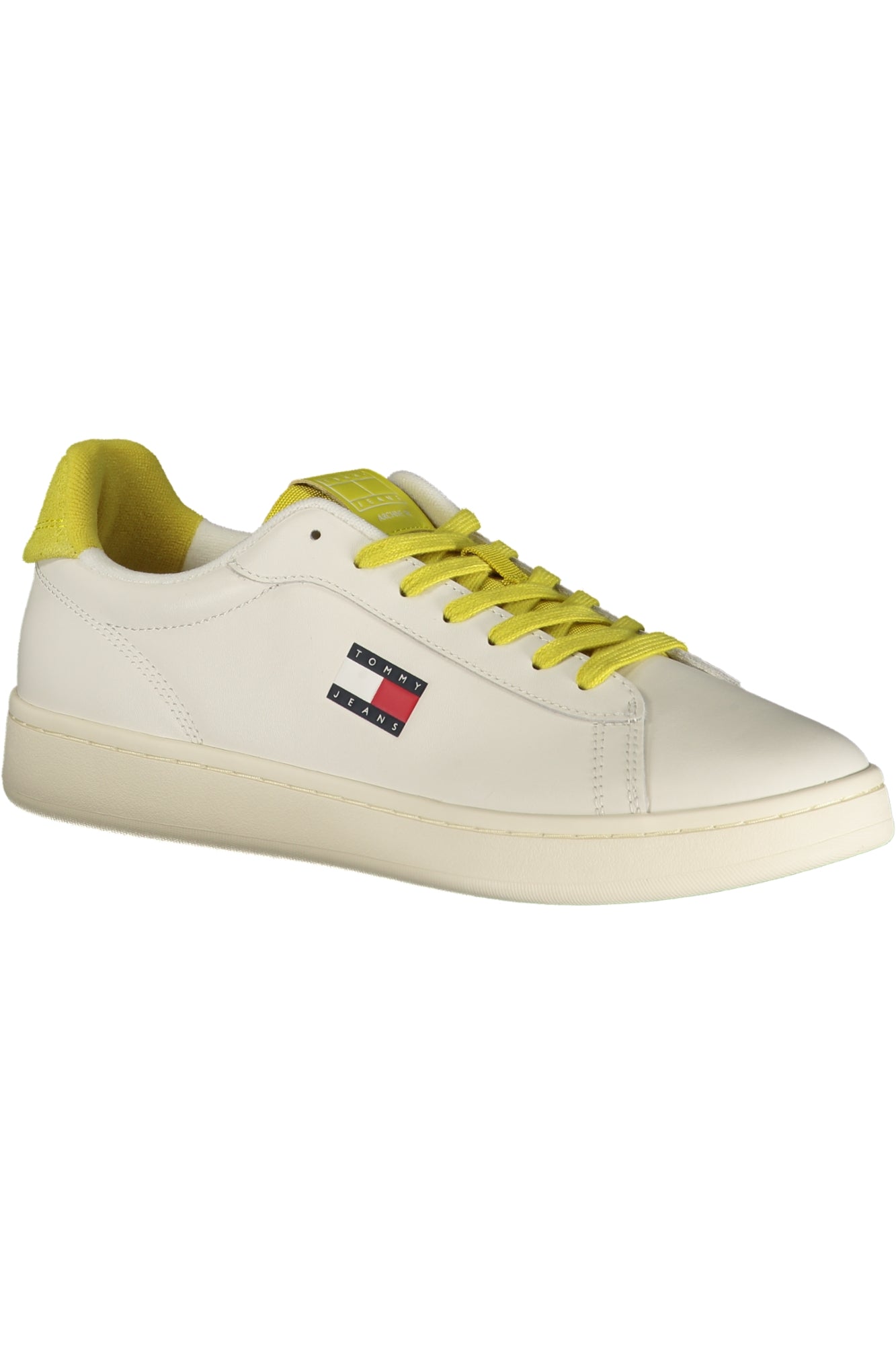 TOMMY HILFIGER Herren Sneaker – Sportschuh mit Schnürsenkel Weiß