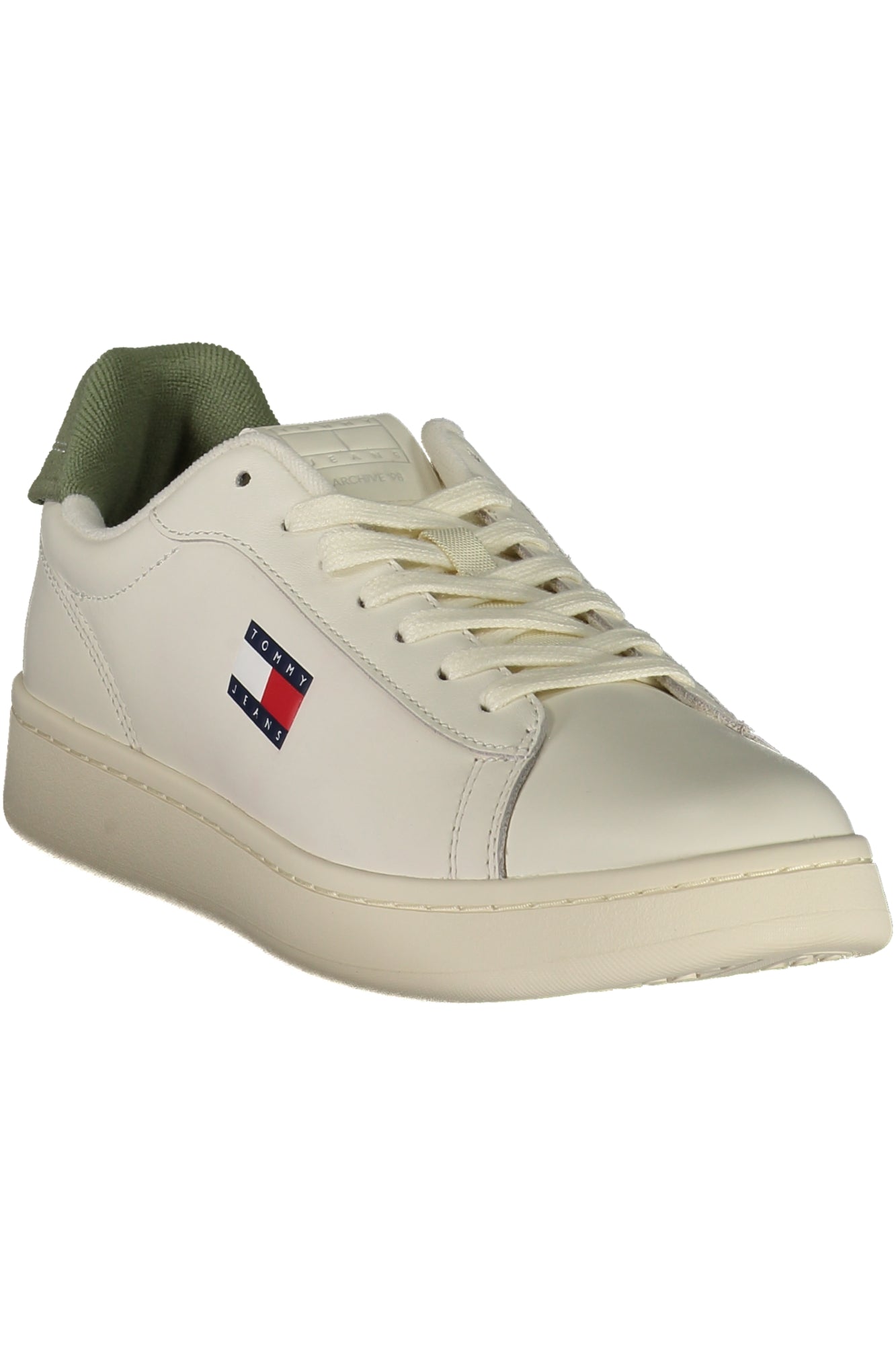 TOMMY HILFIGER Herren Sneaker – Sportschuh mit Schnürsenkel Weiß