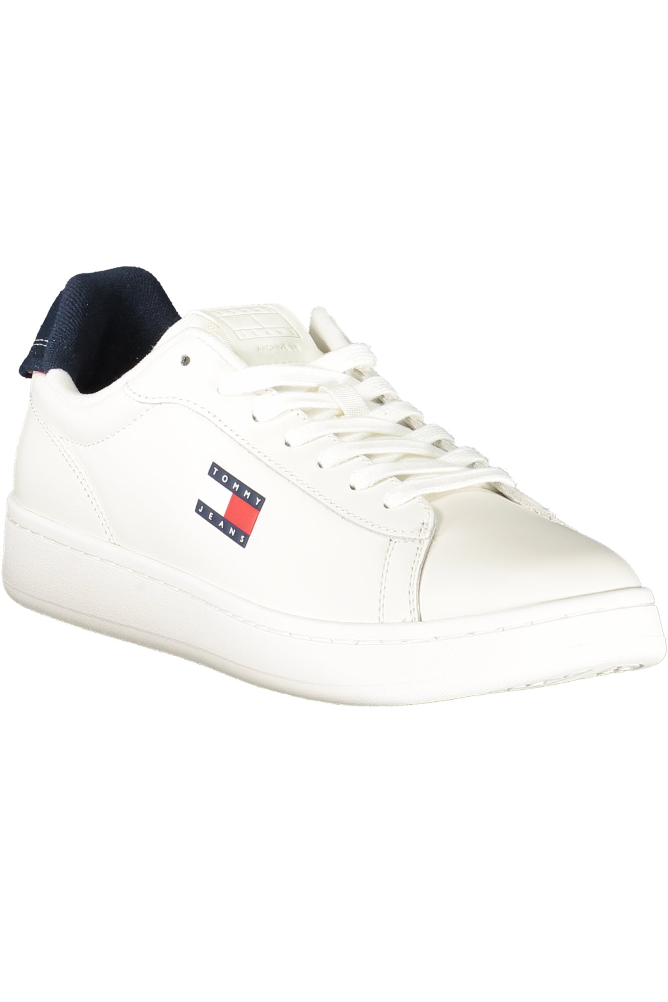 TOMMY HILFIGER Herren Sneaker – Sportschuh mit Schnürsenkel Weiß