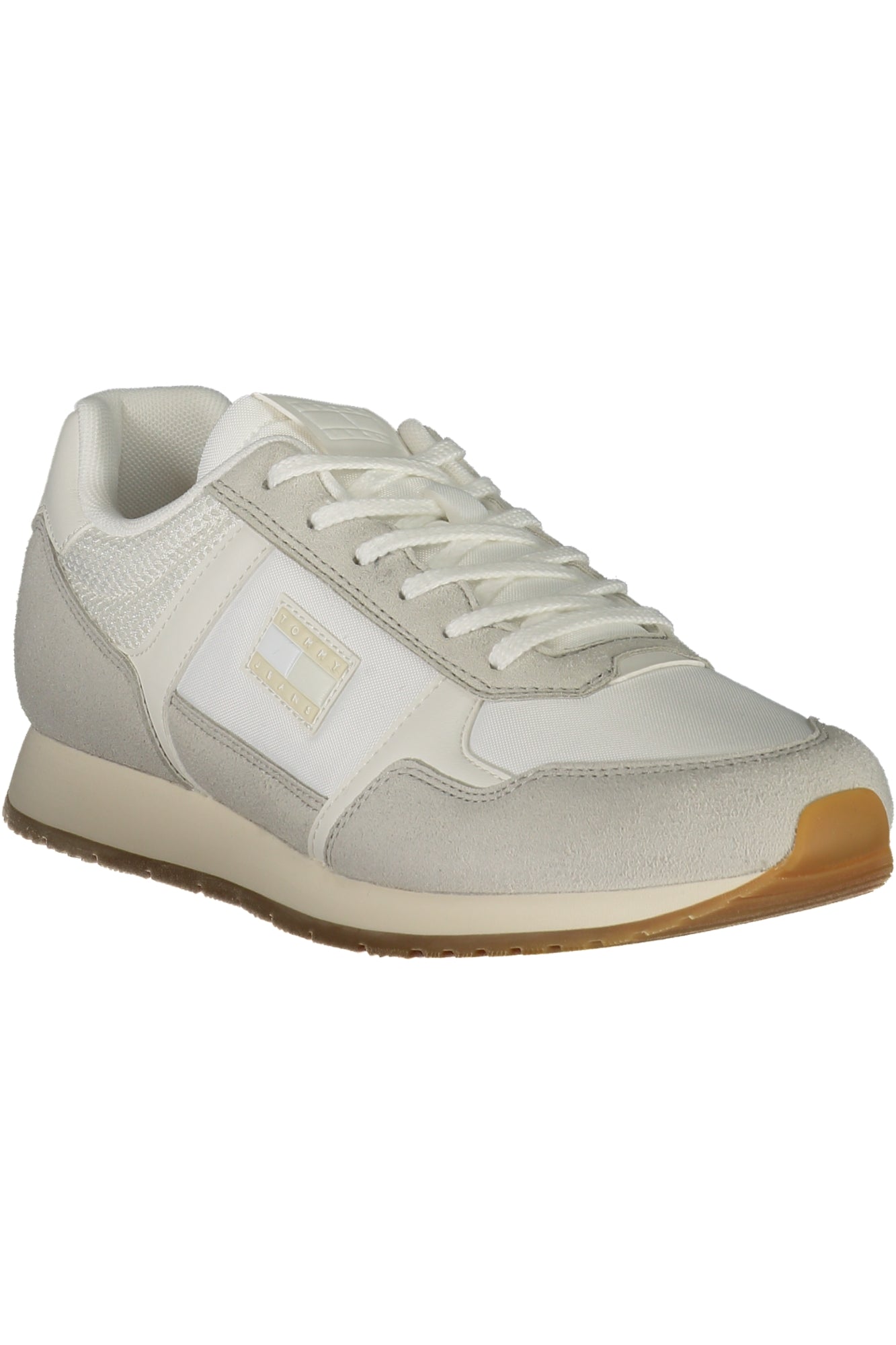 TOMMY HILFIGER Herren Sneaker – Sportschuh mit Schnürsenkel Weiß