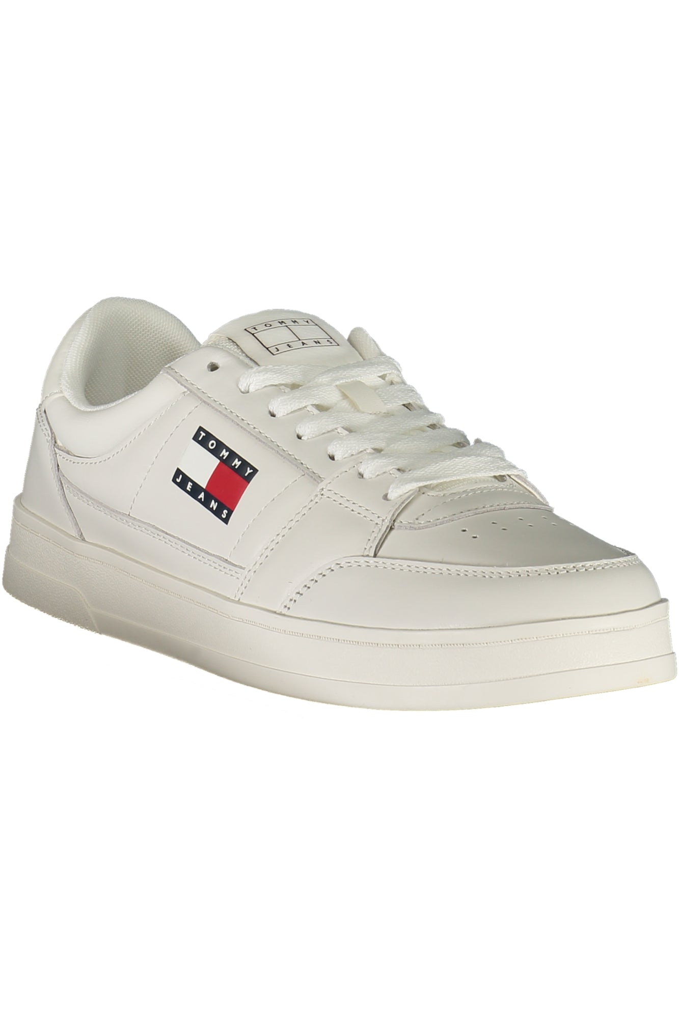 TOMMY HILFIGER Herren Sneaker – Sportschuh mit Schnürsenkel Weiß