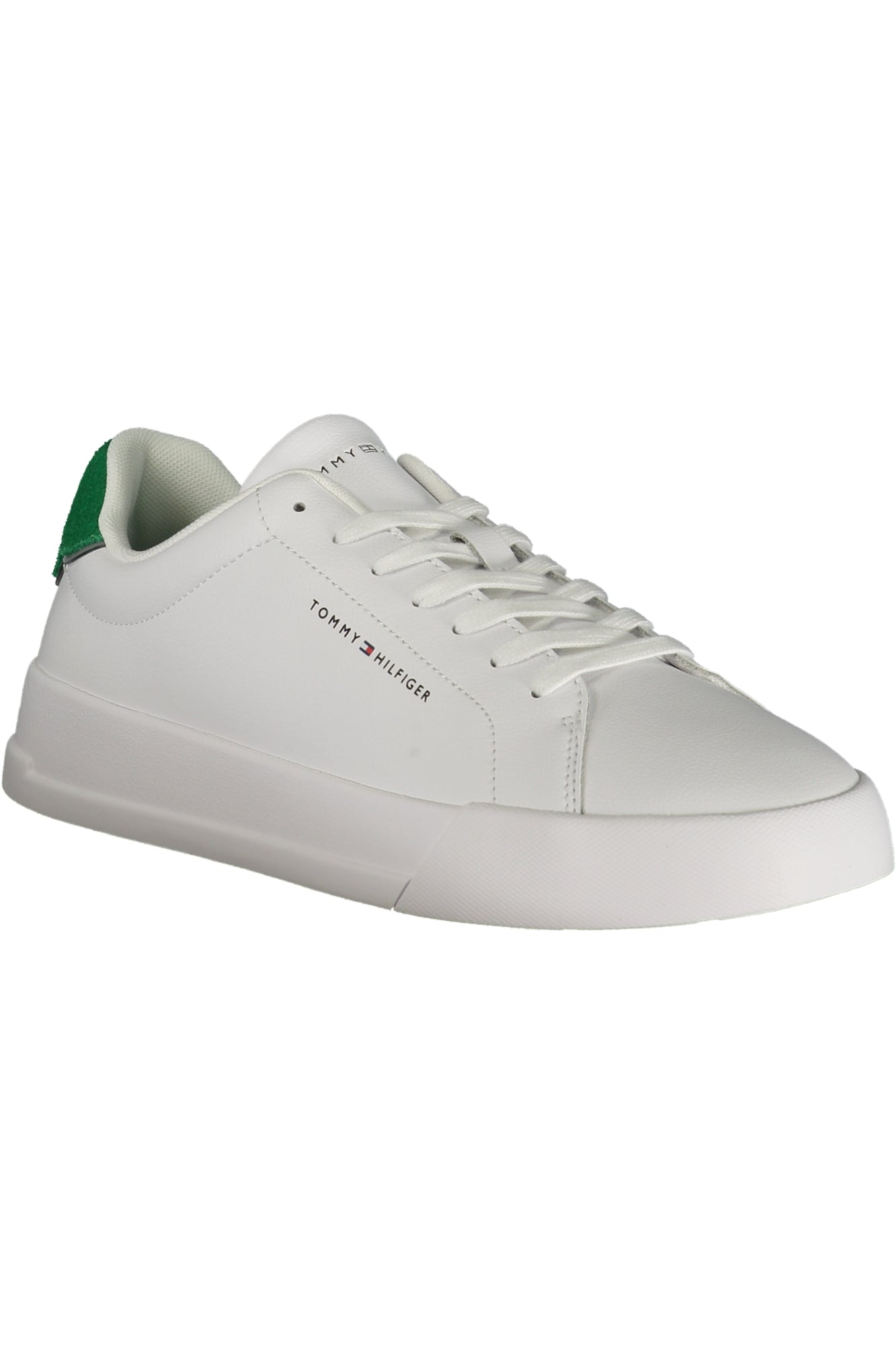 TOMMY HILFIGER Herren Sneaker – Sportschuh mit Schnürsenkel Weiß