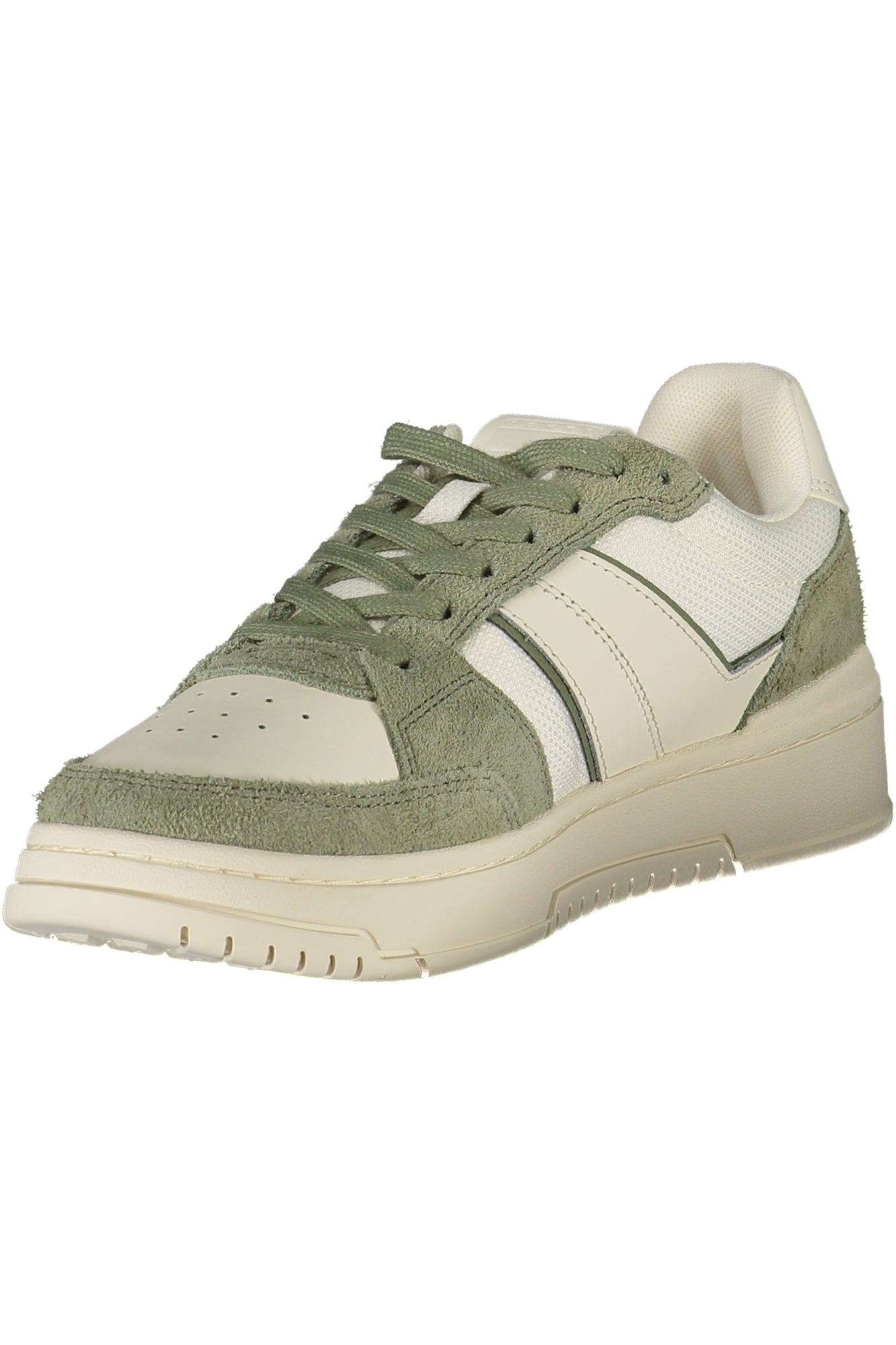 Tommy Hilfiger Sneaker Herren – Weiße Sportschuhe mit Kontrastdetails für Herbst/Winter Weiß