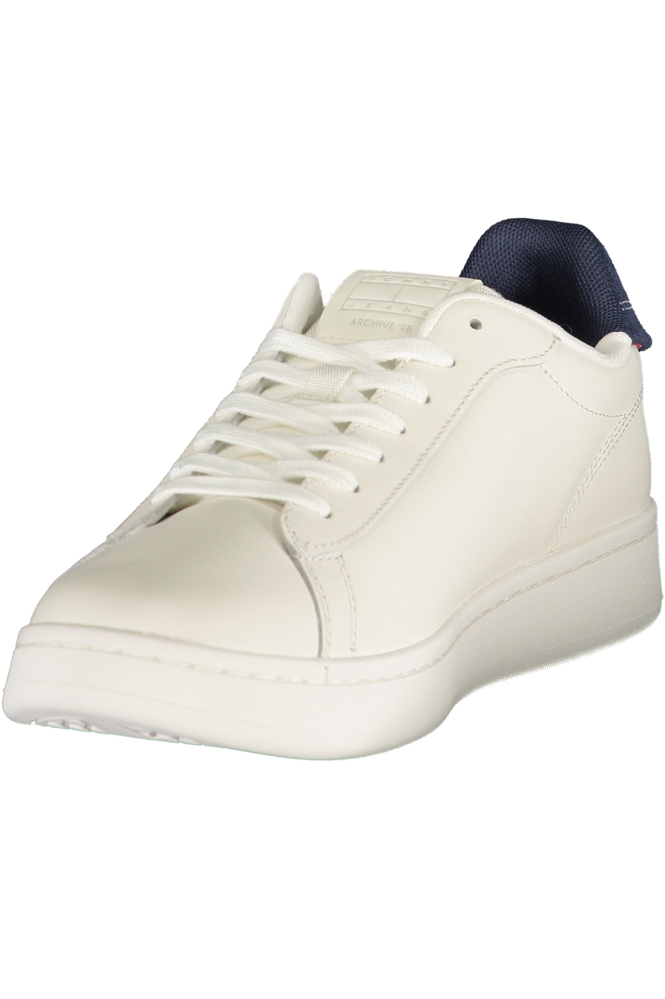 TOMMY HILFIGER Herren Sneaker – Sportschuh mit Schnürsenkeln Weiß