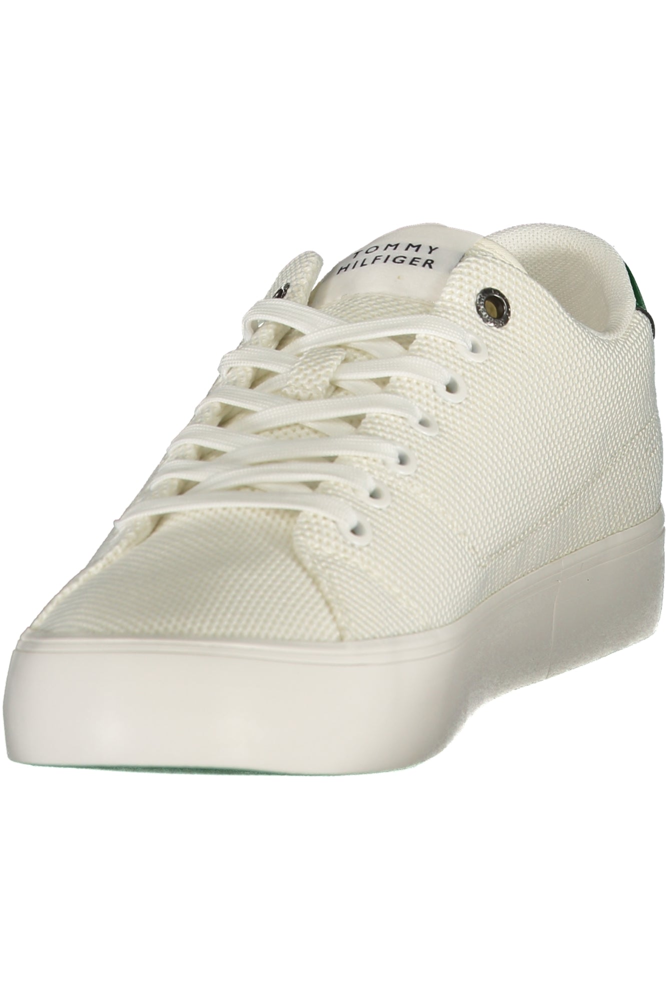 TOMMY HILFIGER Herren Sneaker – Sportschuh mit Schnürsenkeln Weiß