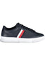 Tommy Hilfiger Sneaker Herren – Blaue Sportschuhe für Herbst/Winter | Schnürsenkel Blau