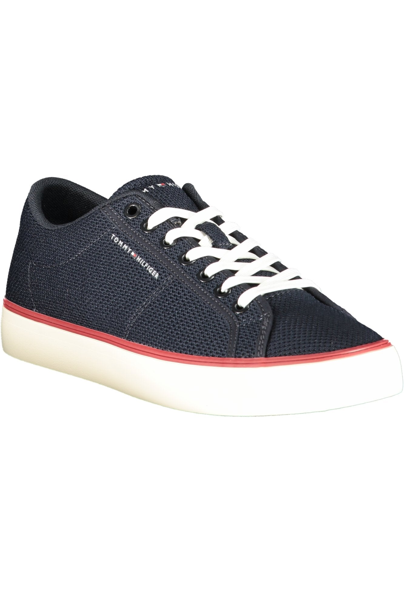 TOMMY HILFIGER Herren Sneaker – Sportschuh mit Schnürsenkeln Blau