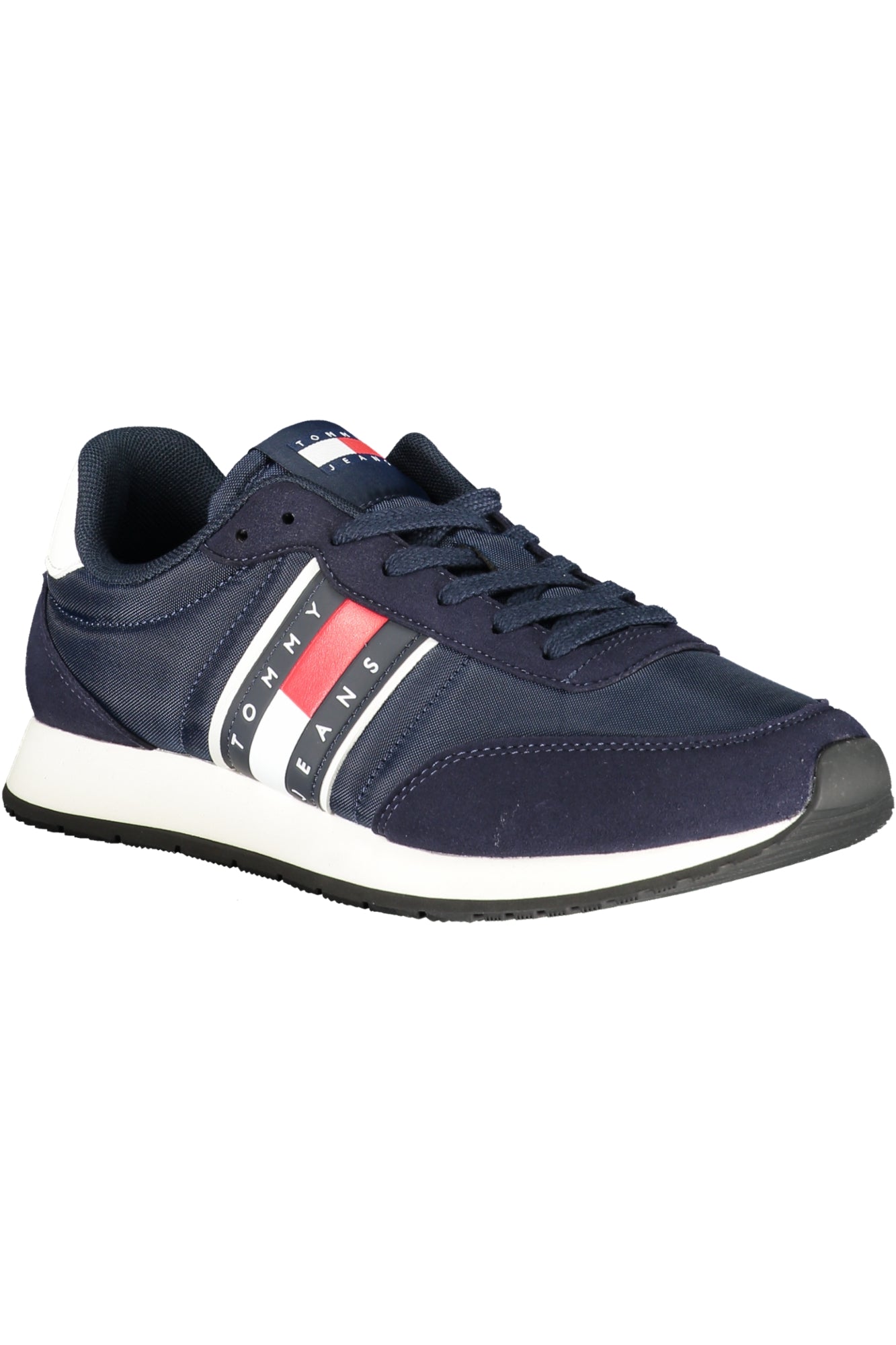 TOMMY HILFIGER Herren Sneaker – Sportschuh mit Schnürsenkeln Blau