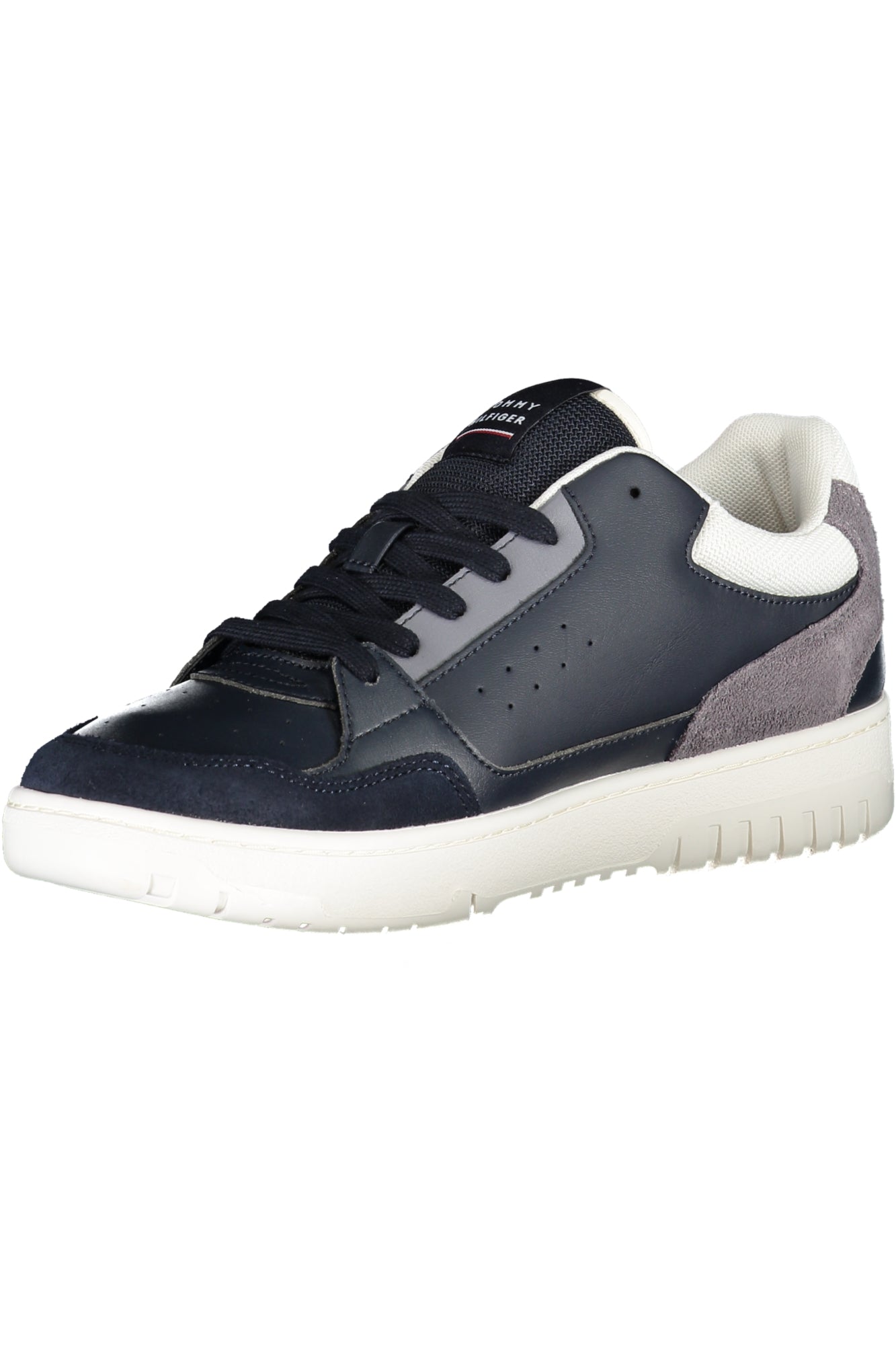 Tommy Hilfiger Sneaker Herren – Sportschuhe mit Schnürsenkern und Logo-Detail Blau