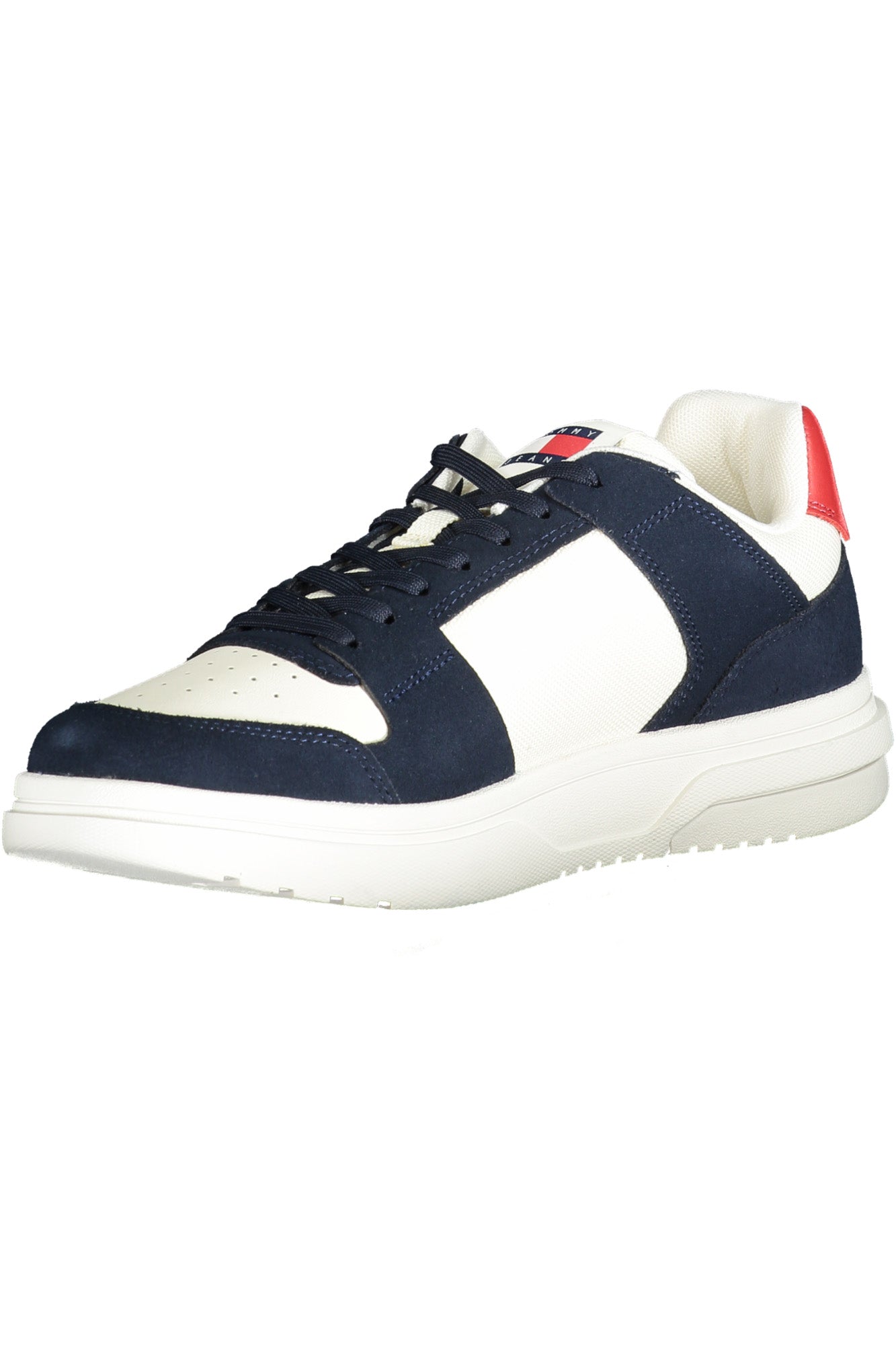 Tommy Hilfiger Sneaker Herren – Blaue Sportschuhe für Herbst/Winter mit Logo-Details Blau