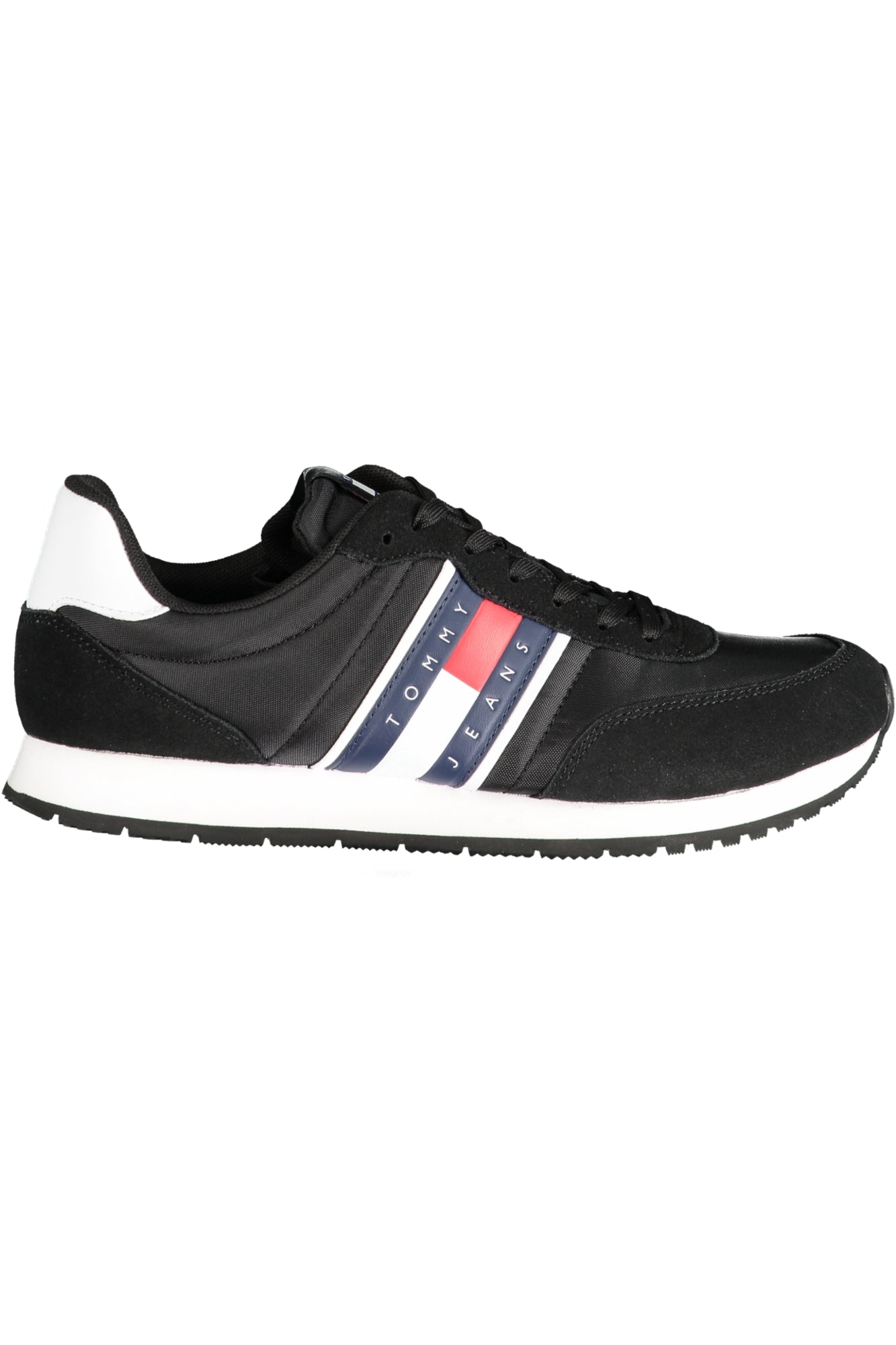 Tommy Hilfiger Herren-Sneaker Weiss – Sportschuhe für Frühjahr/Sommer | Schnürsenkel Schwarz