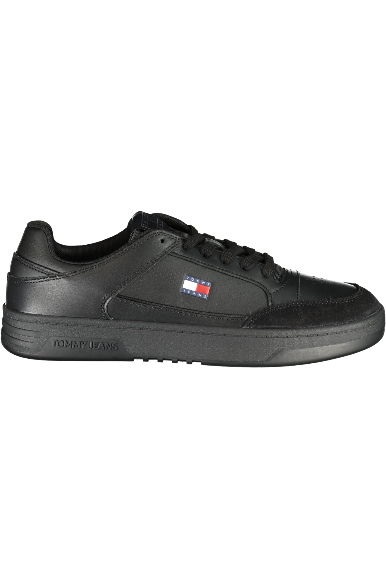 TOMMY HILFIGER Herren Sneaker – Sportschuh mit Schnürsenkeln Schwarz