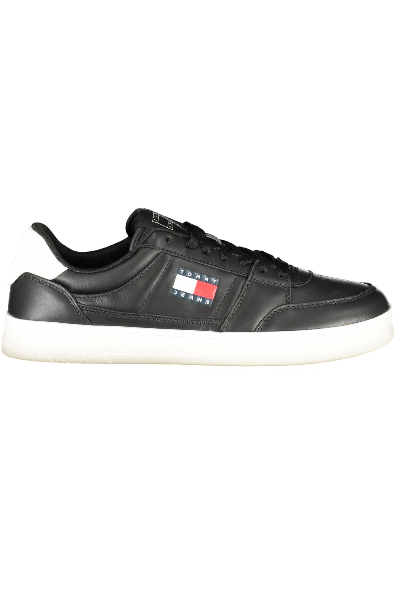 TOMMY HILFIGER Herren Sneaker – Sportschuh mit Schnürsenkel Schwarz