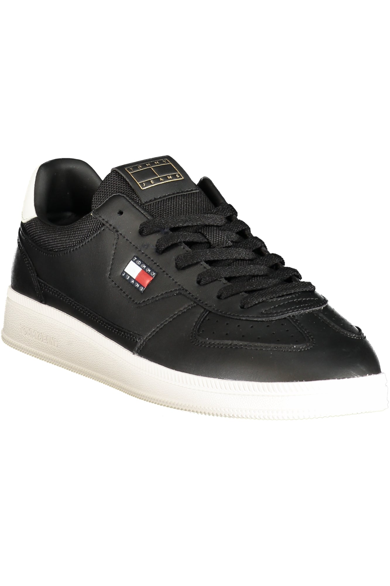 TOMMY HILFIGER Herren Sneaker – Sportschuh mit Schnürsenkeln Schwarz