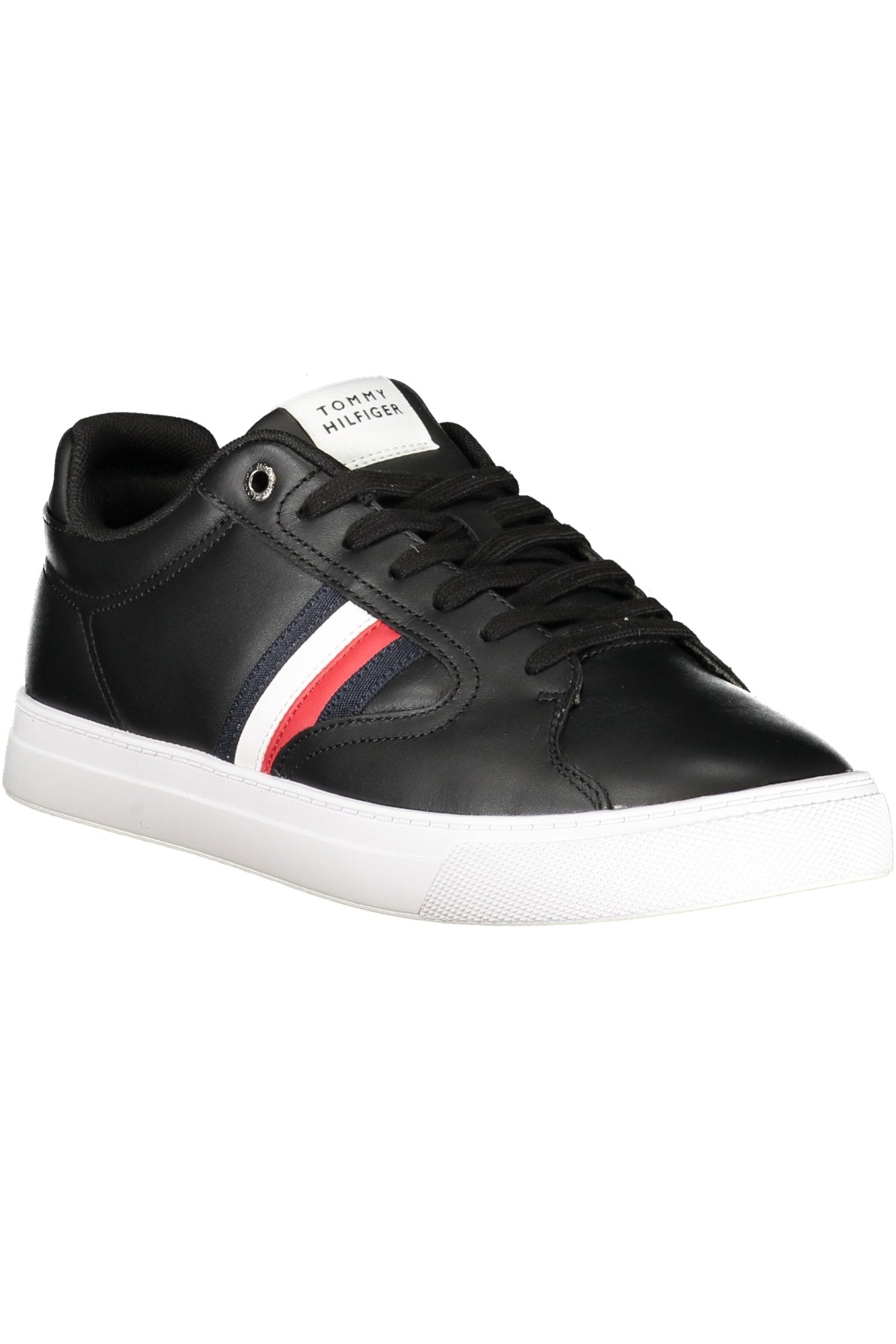 Tommy Hilfiger Herren Weisse Sportschuhe Schwarz