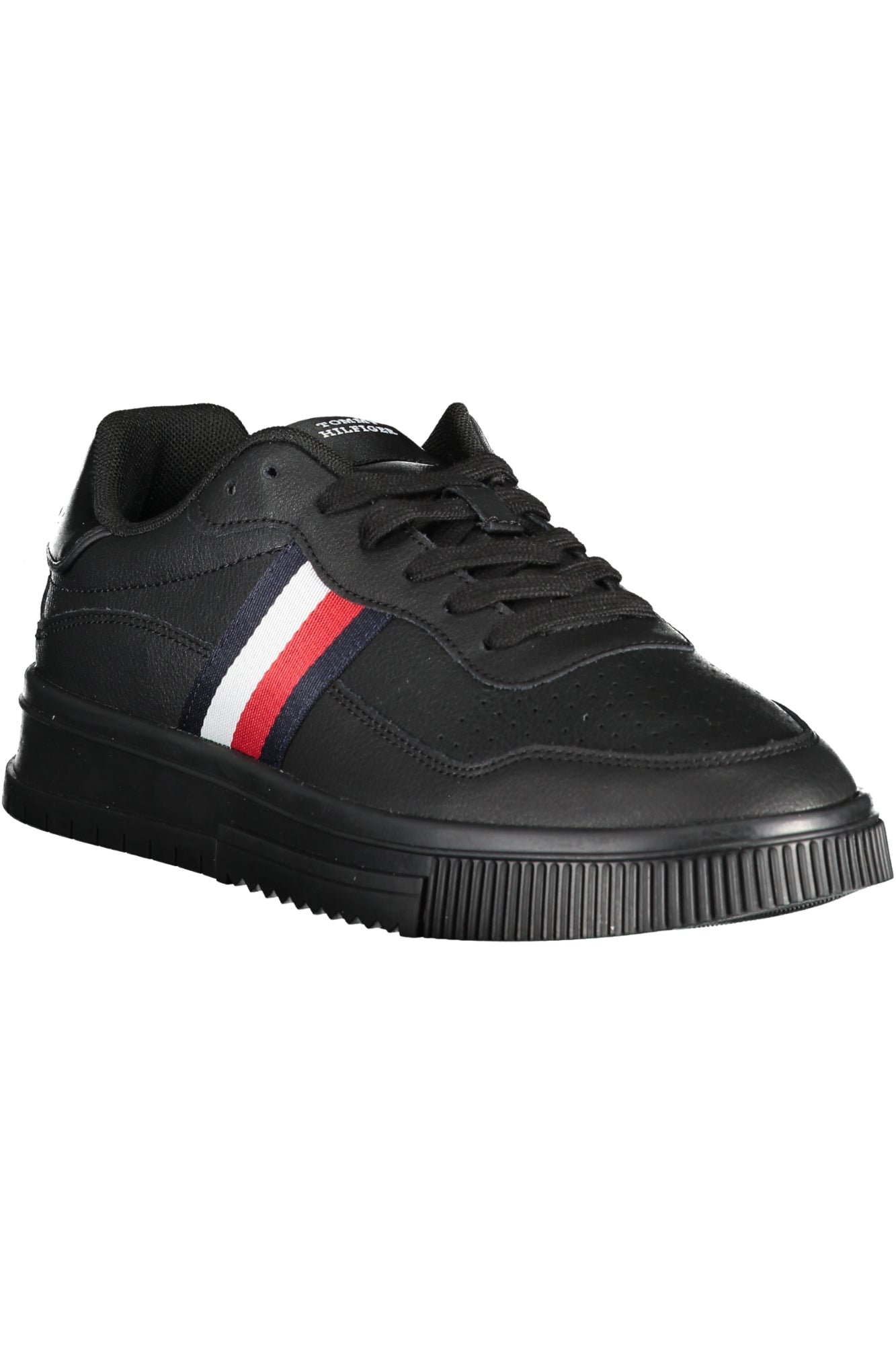 TOMMY HILFIGER Herren Sneaker – Sportschuhe mit, sportlich Schwarz