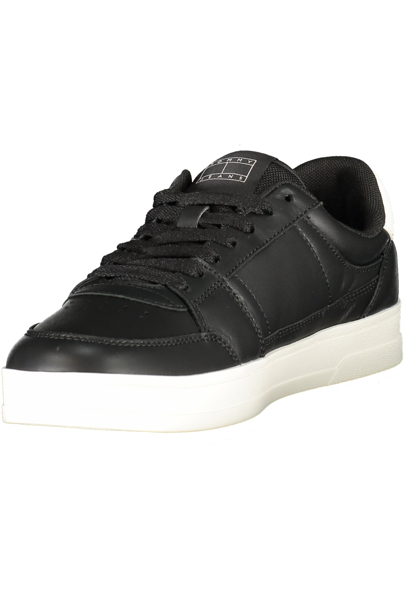 TOMMY HILFIGER Herren Sneaker – Sportschuh mit Schnürsenkel Schwarz