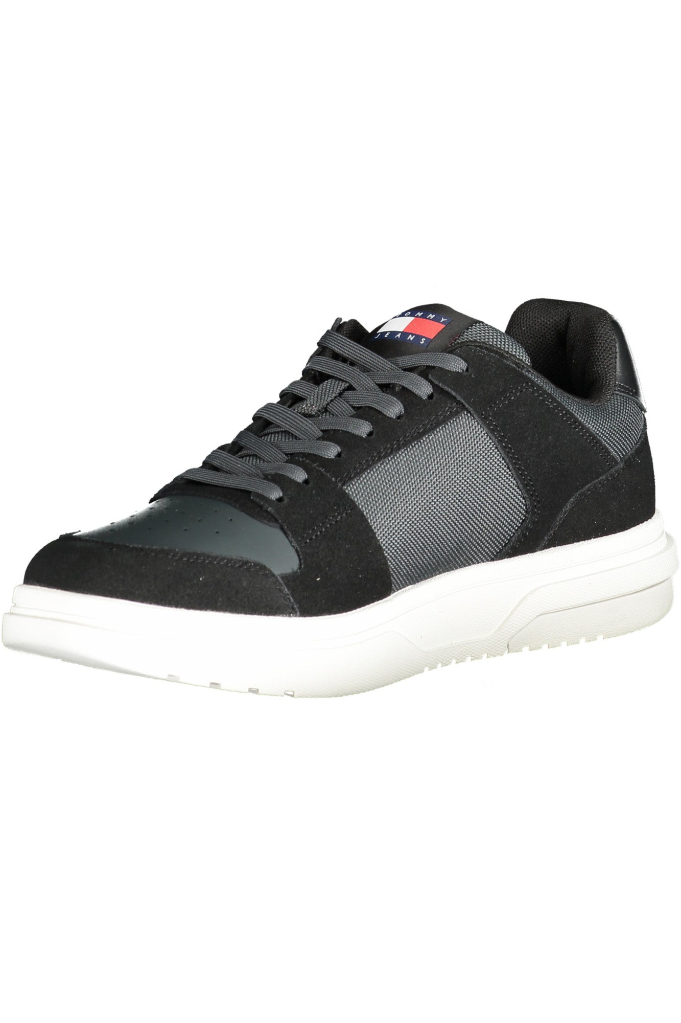 Tommy Hilfiger Sneaker Herren – Blaue Sportschuhe für Herbst/Winter mit Logo-Details Schwarz