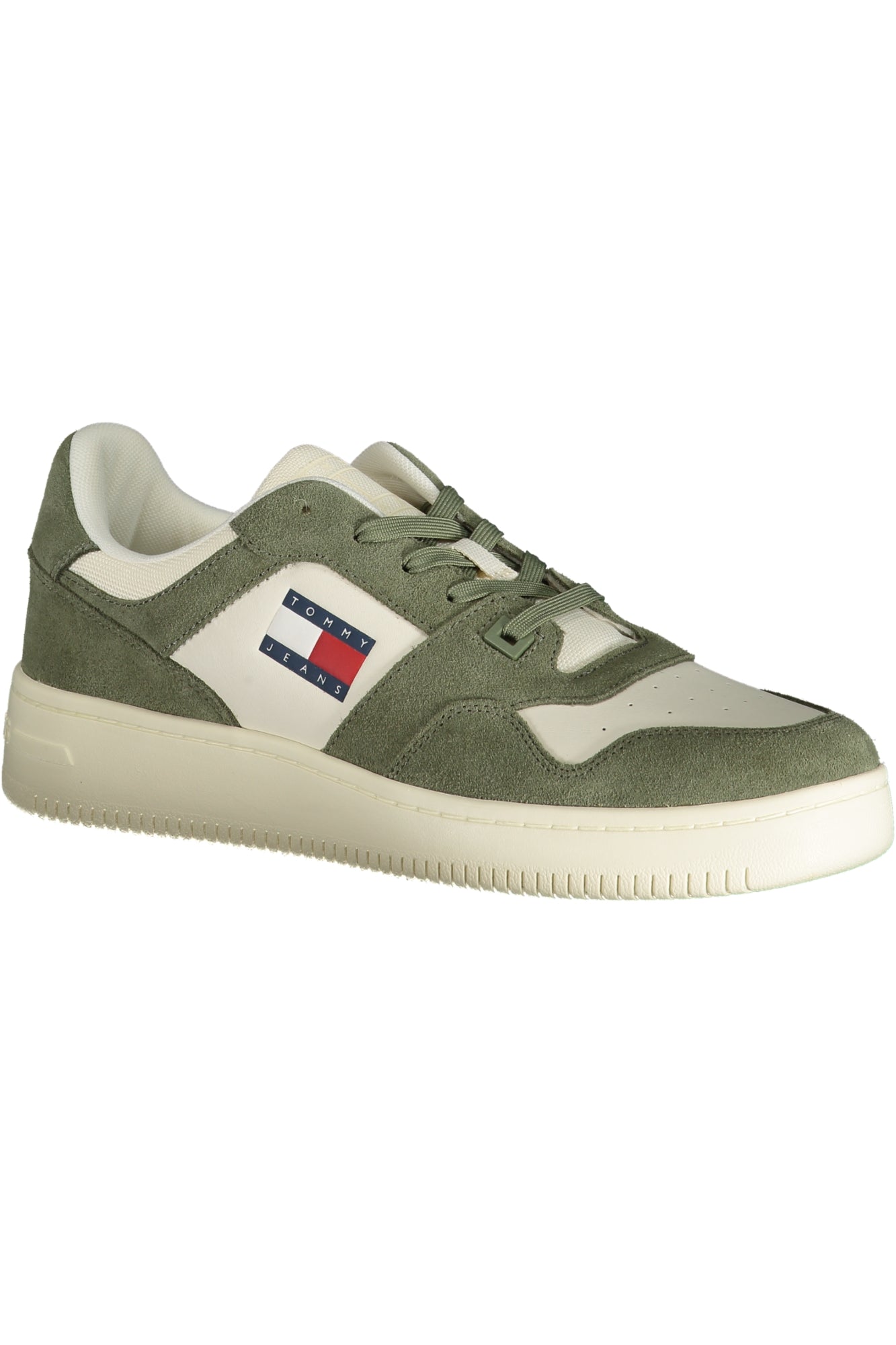 TOMMY HILFIGER GREEN MEN'S SPORTS SHOES